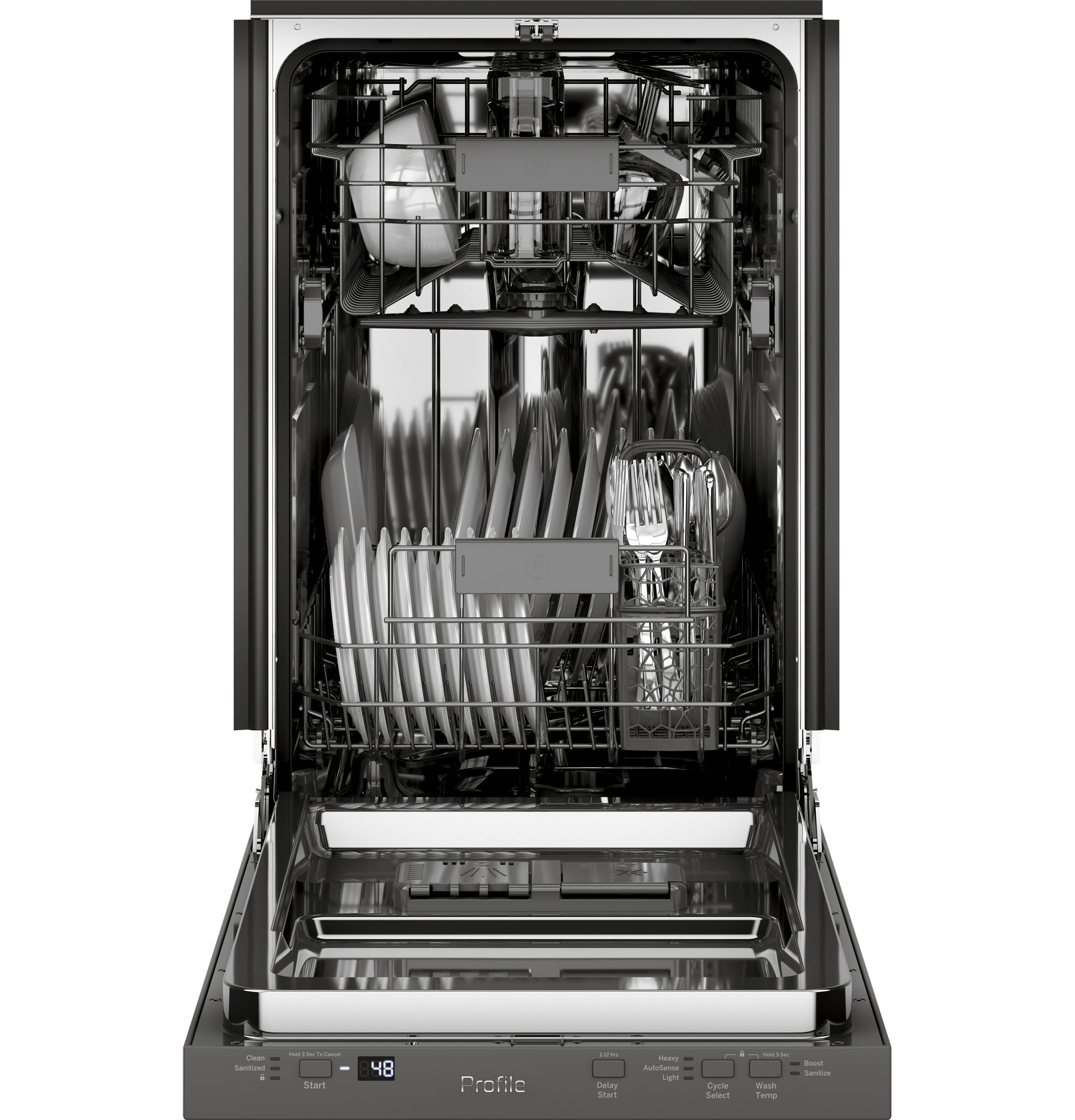 18" ADA Compliant Stainless Steel Interior Dishwasher with Sanitize Cycle view 4