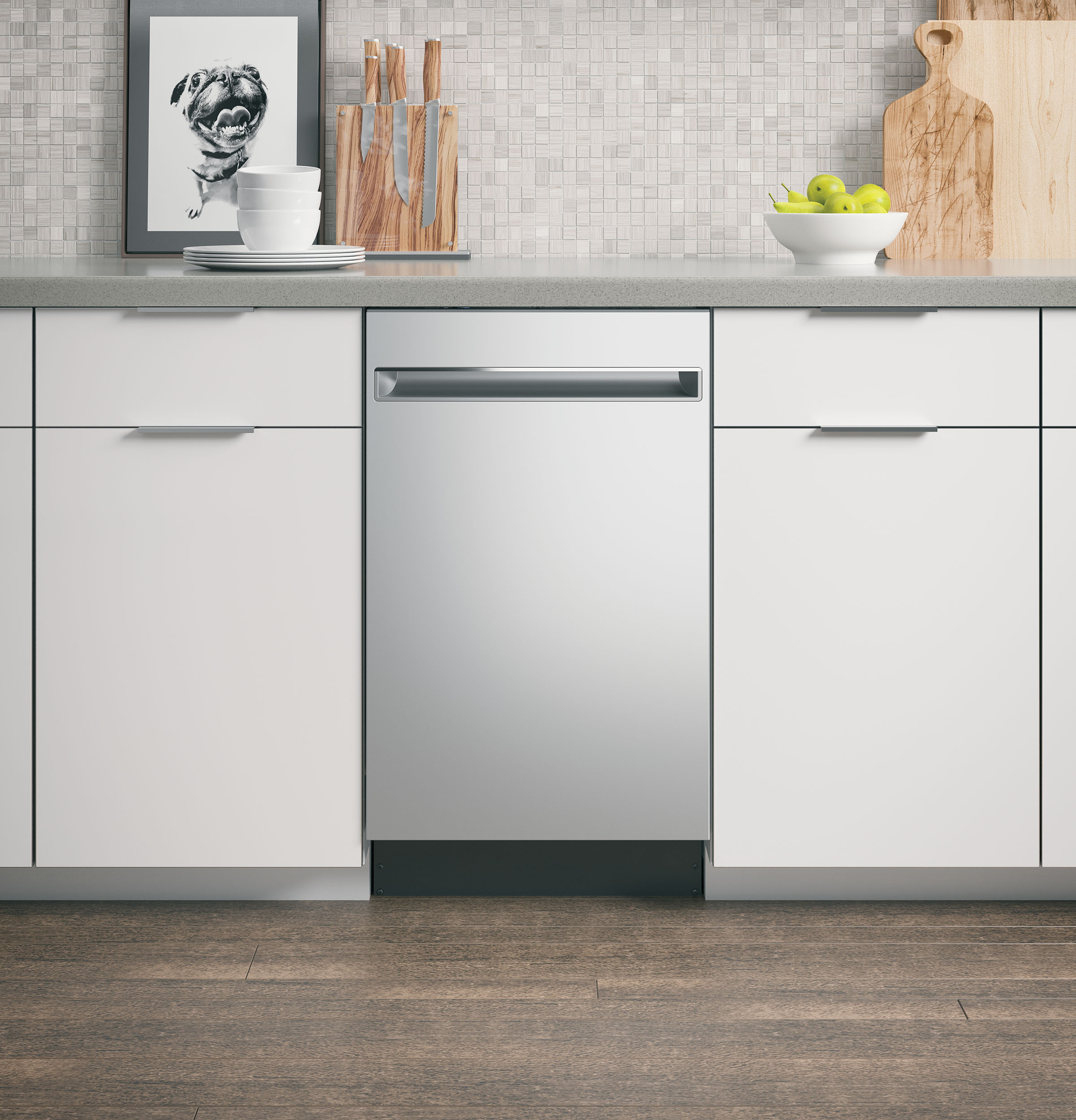 18" ADA Compliant Stainless Steel Interior Dishwasher with Sanitize Cycle view 6