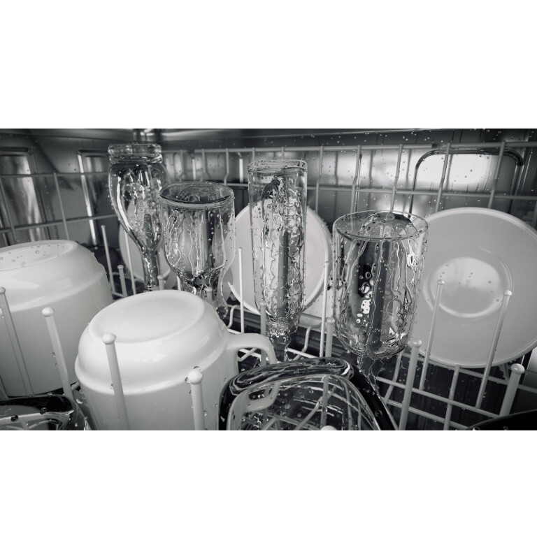 Top Control with Stainless Steel Interior Dishwasher with Sanitize Cycle & Dry Boost with Fan Assist PDT715SMNES