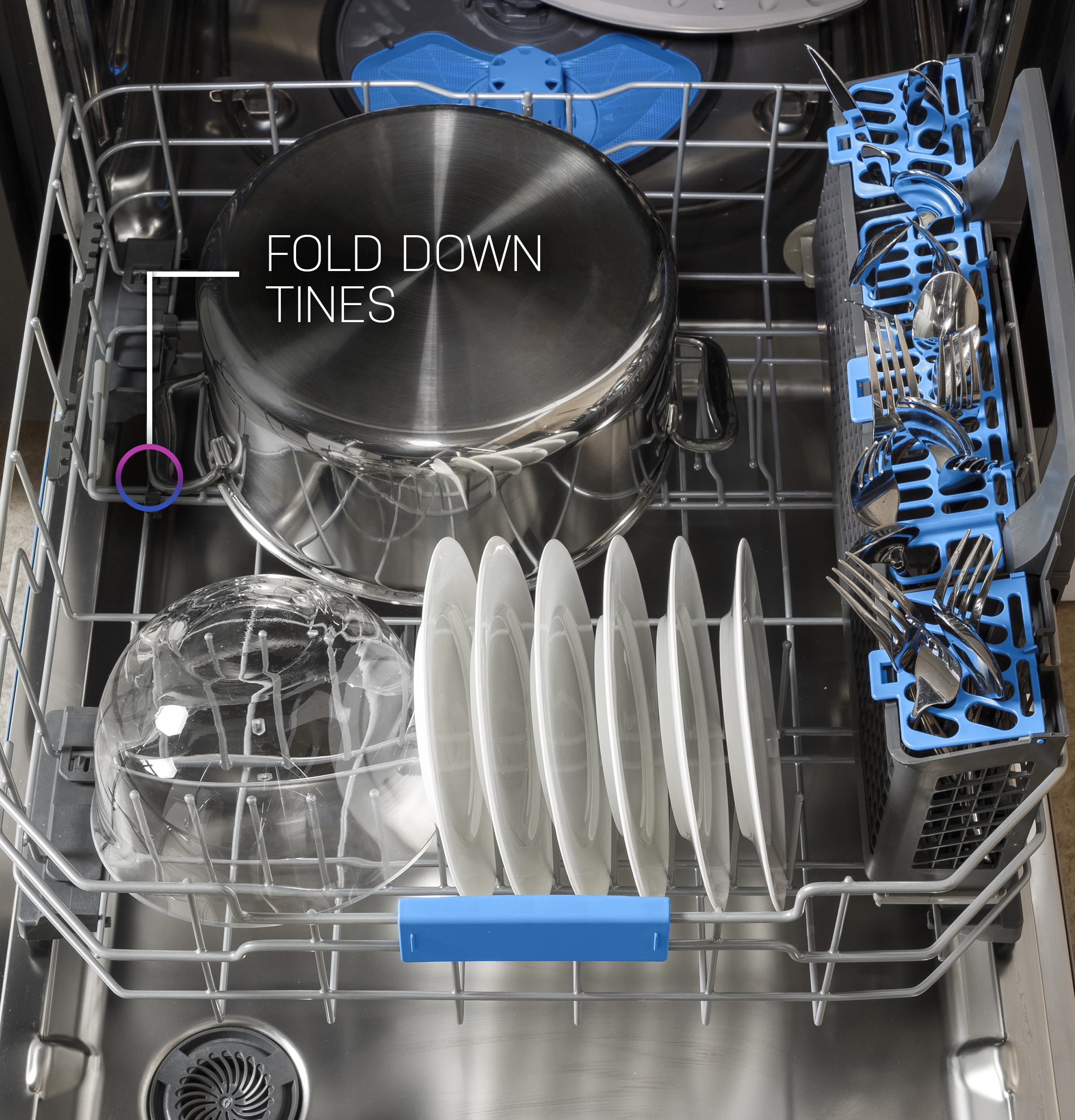 Smart UltraFresh System Dishwasher with Microban Antimicrobial Technology with Deep Clean Washing 3rd Rack, 42 dBA view 6