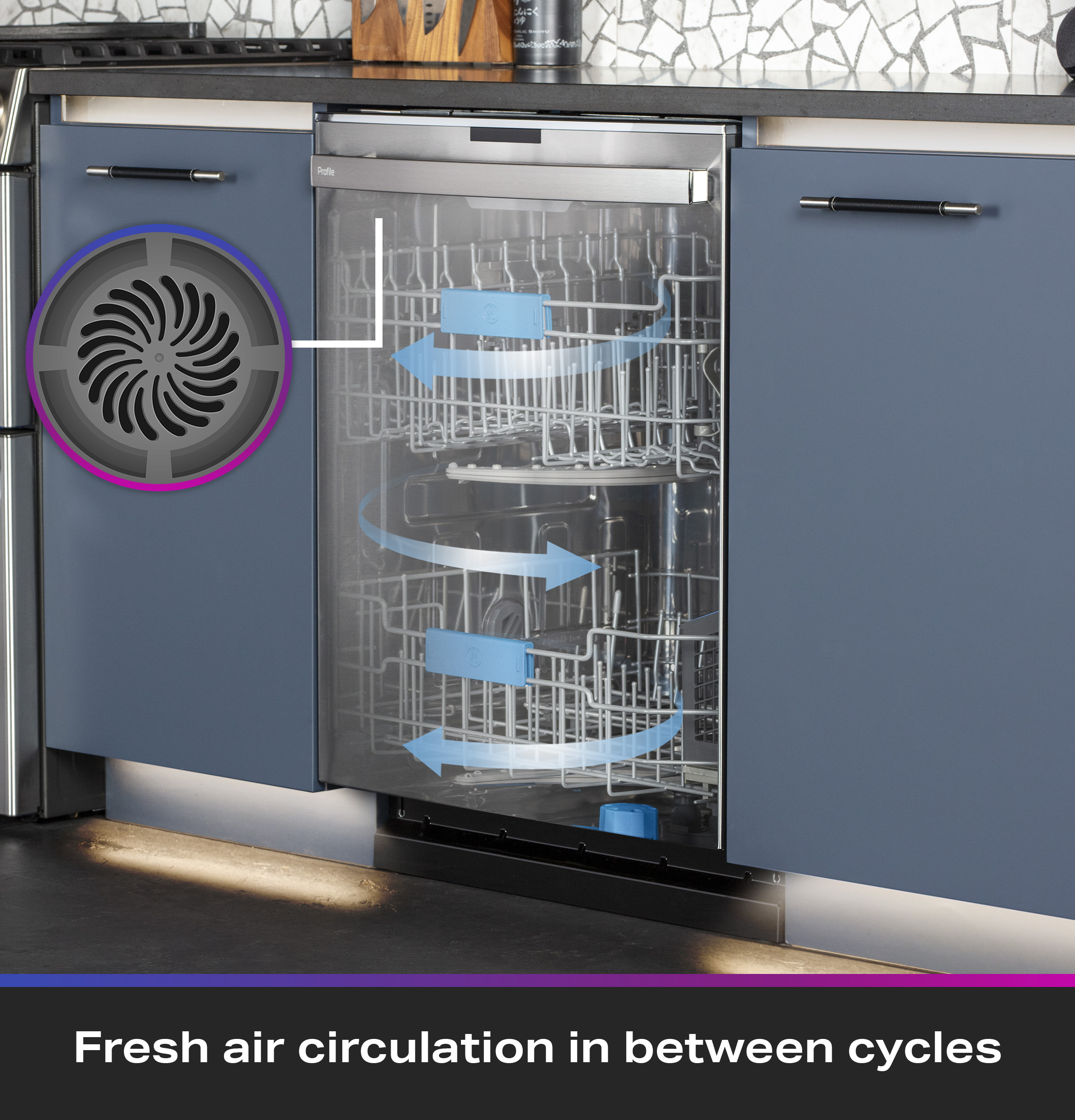 UltraFresh System Dishwasher with Stainless Steel Interior PDT755SYRFS