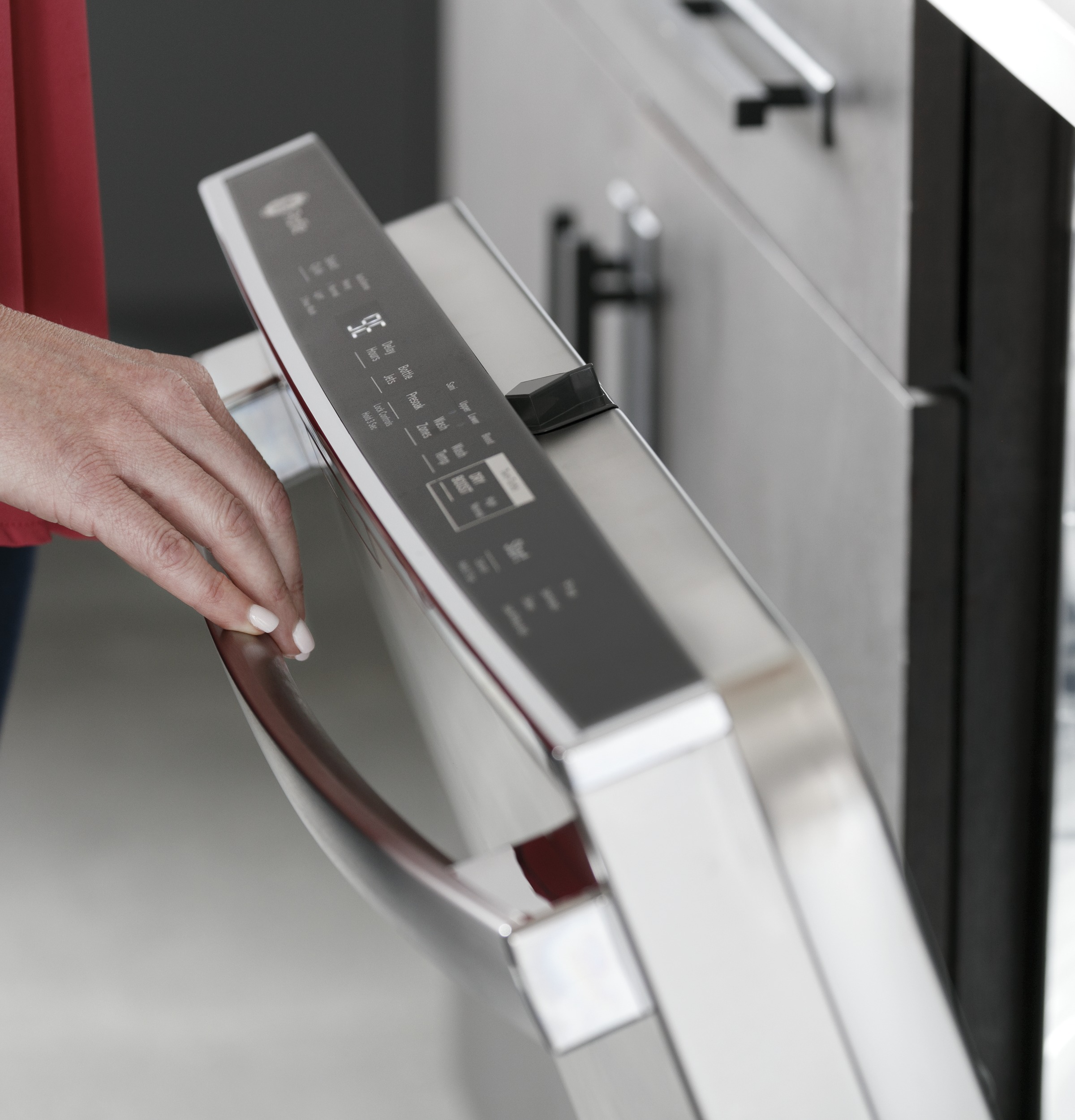 Fingerprint Resistant Top Control with Stainless Steel Interior Dishwasher with Sanitize Cycle & Twin Turbo Dry Boost view 11