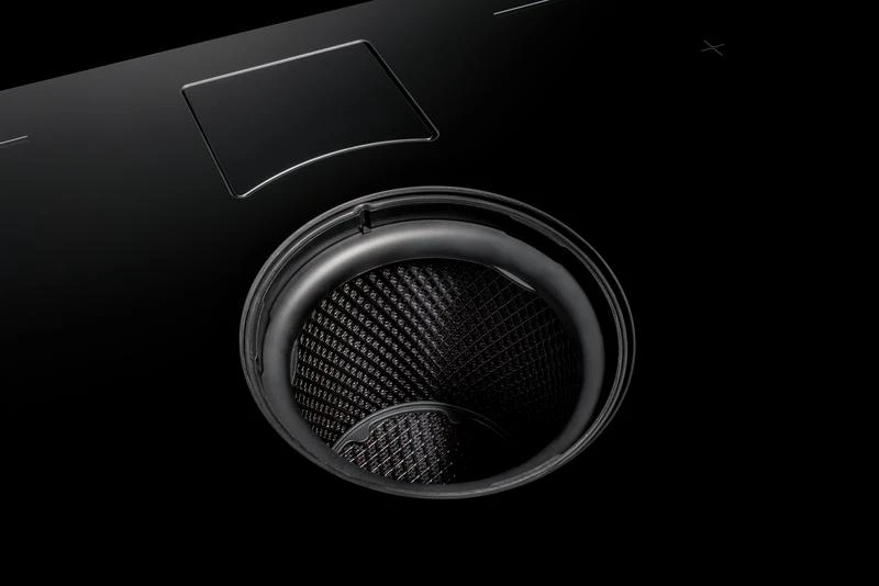 36" Induction downdraft cooktop black glass PE364IDDNET