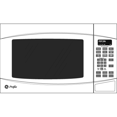 2.0 Cu. Ft. Countertop Microwave Oven PEB2060DMWW