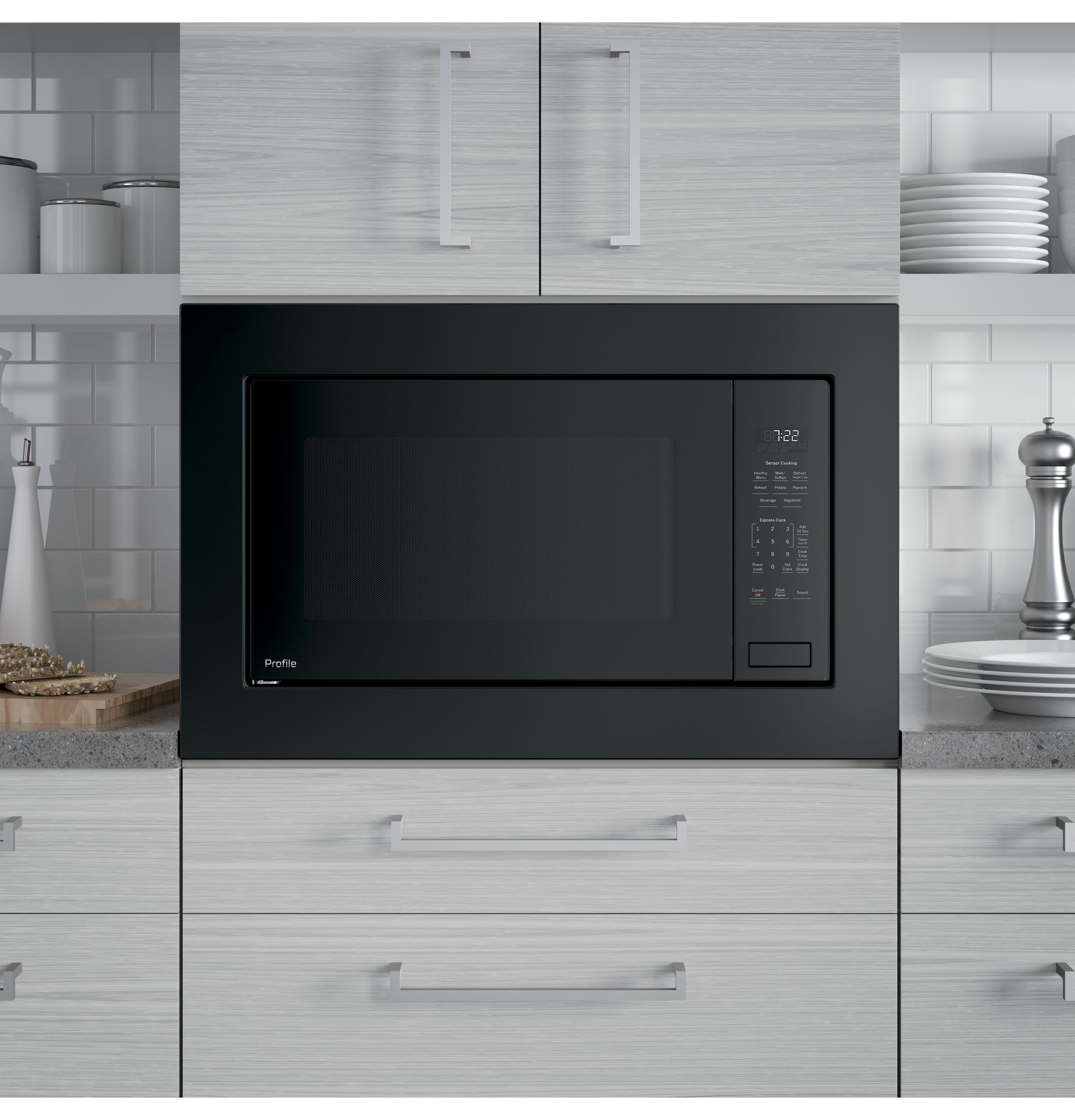 2.2 Cu. Ft. Built-In Sensor Microwave Oven PEB7227DLBB