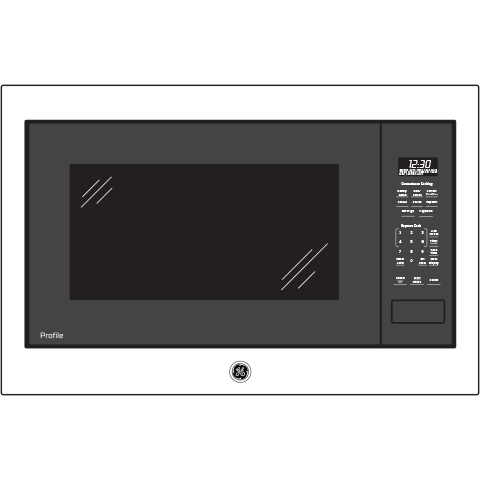 2.2 Cu. Ft. Built-In Sensor Microwave Oven PEB7227DLWW