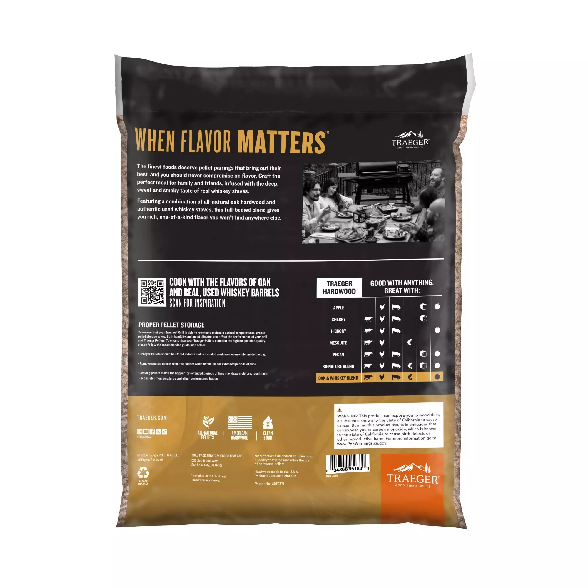 Oak & Whiskey Blend Pellets PEL418
