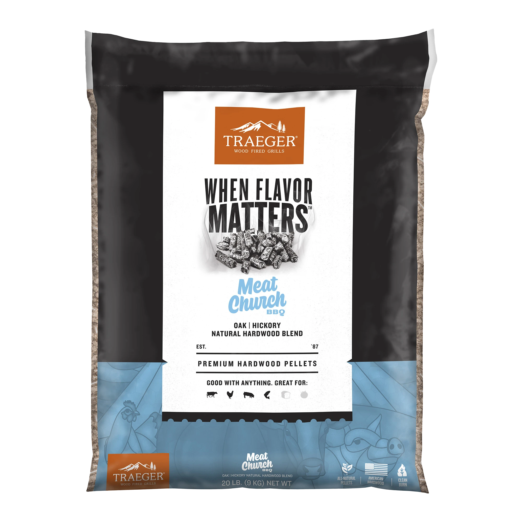 Meat Church Blend Wood Pellets PEL420