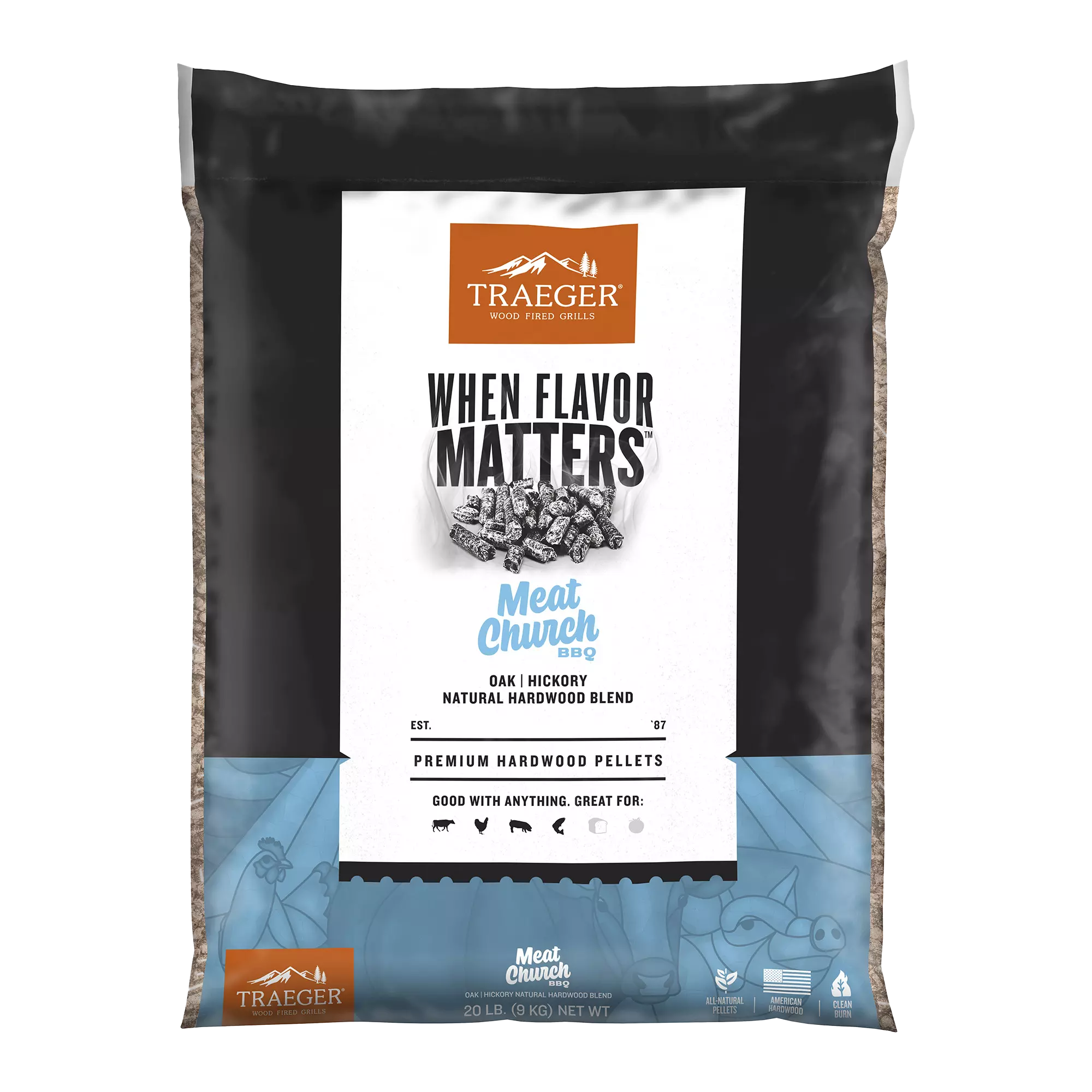 Meat Church Blend Wood Pellets PEL420