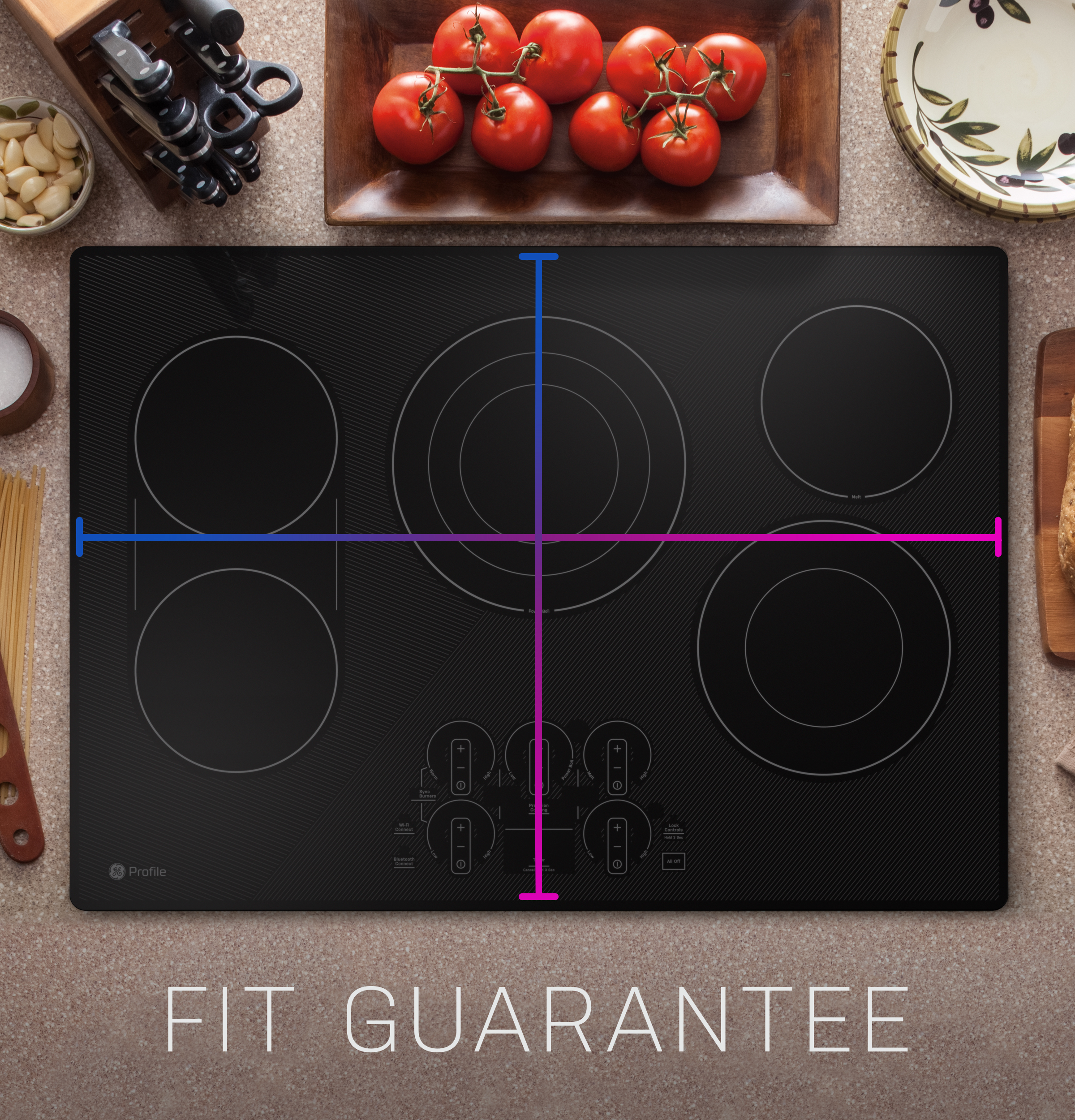 30" Built-In Touch Control Electric Cooktop view 4
