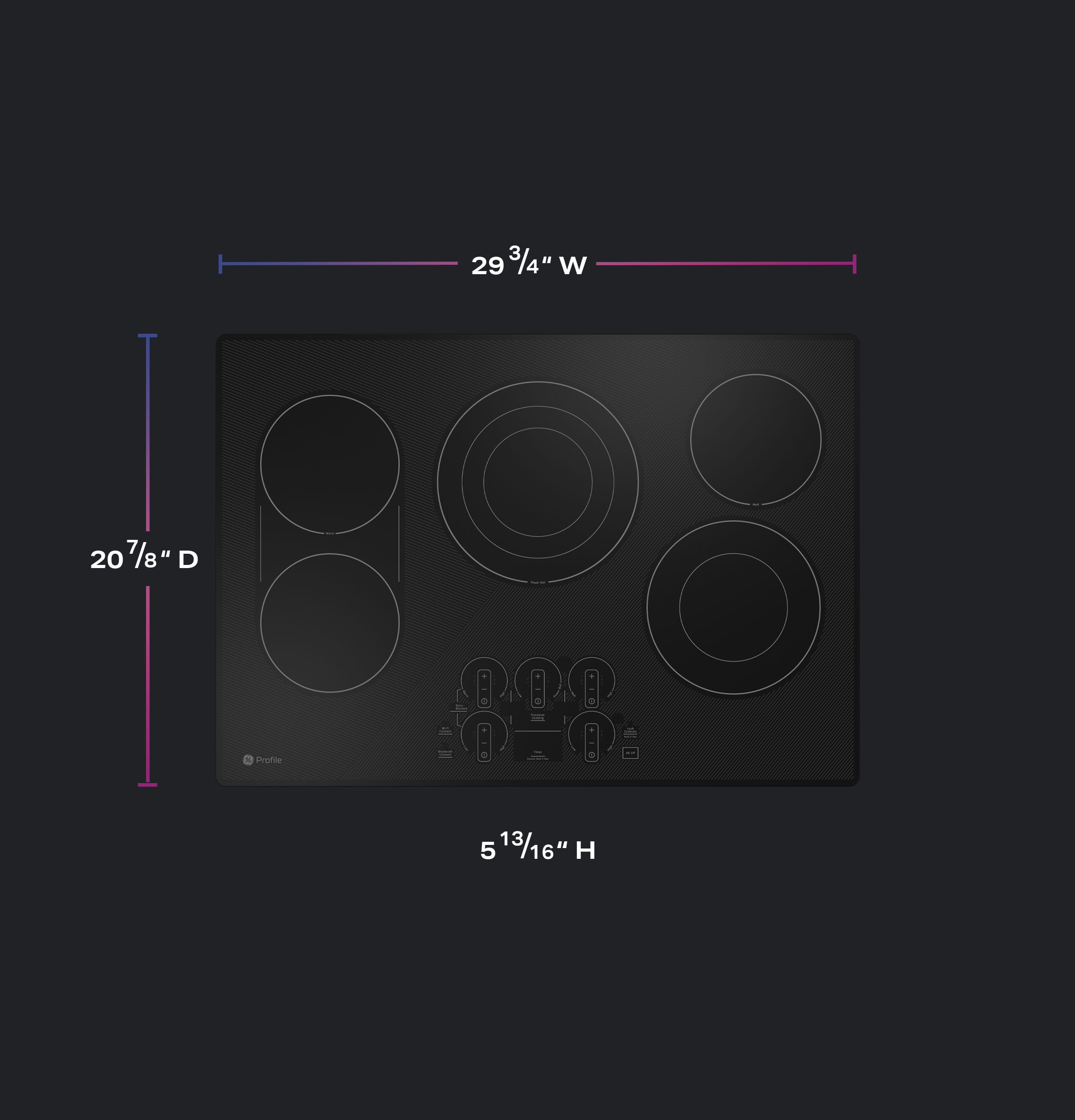 30" Built-In Touch Control Electric Cooktop view 3