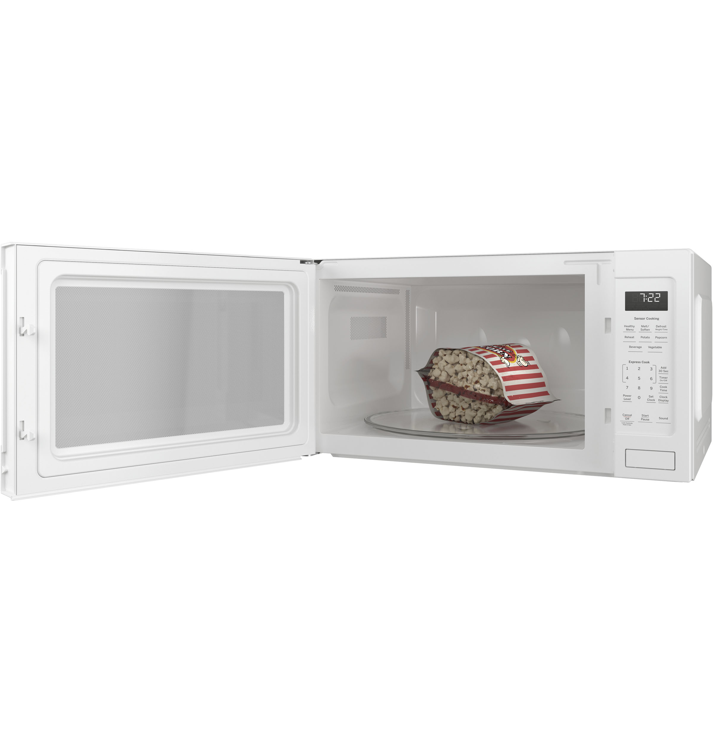 2.2 Cu. Ft. Countertop Sensor Microwave Oven PES7227DLWW