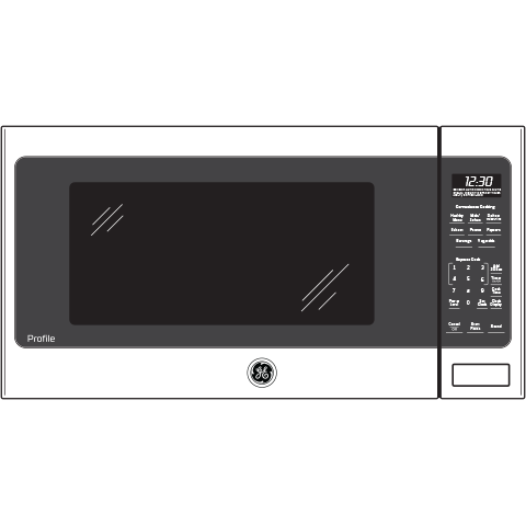 2.2 Cu. Ft. Countertop Sensor Microwave Oven PES7227ELES