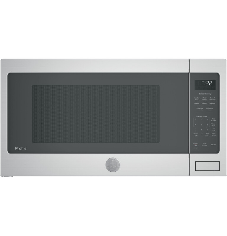 GE Profile 2.2 Cu. Ft. Countertop Sensor Microwave Oven Gray PES7227SLSS Picture 1
