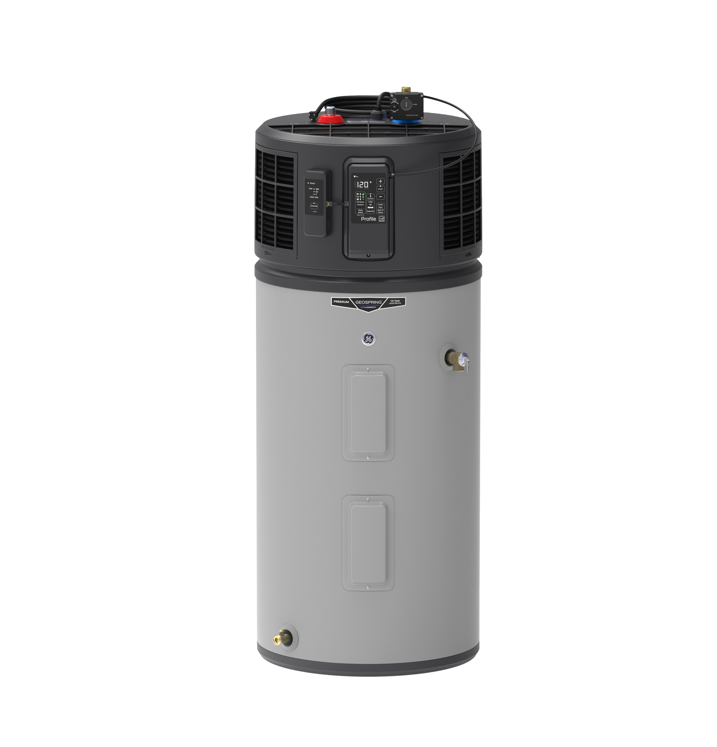 GEOSPRING Smart Hybrid Heat Pump Water Heater 40-gallon - 120V - FlexCapacity PF40S10FPY