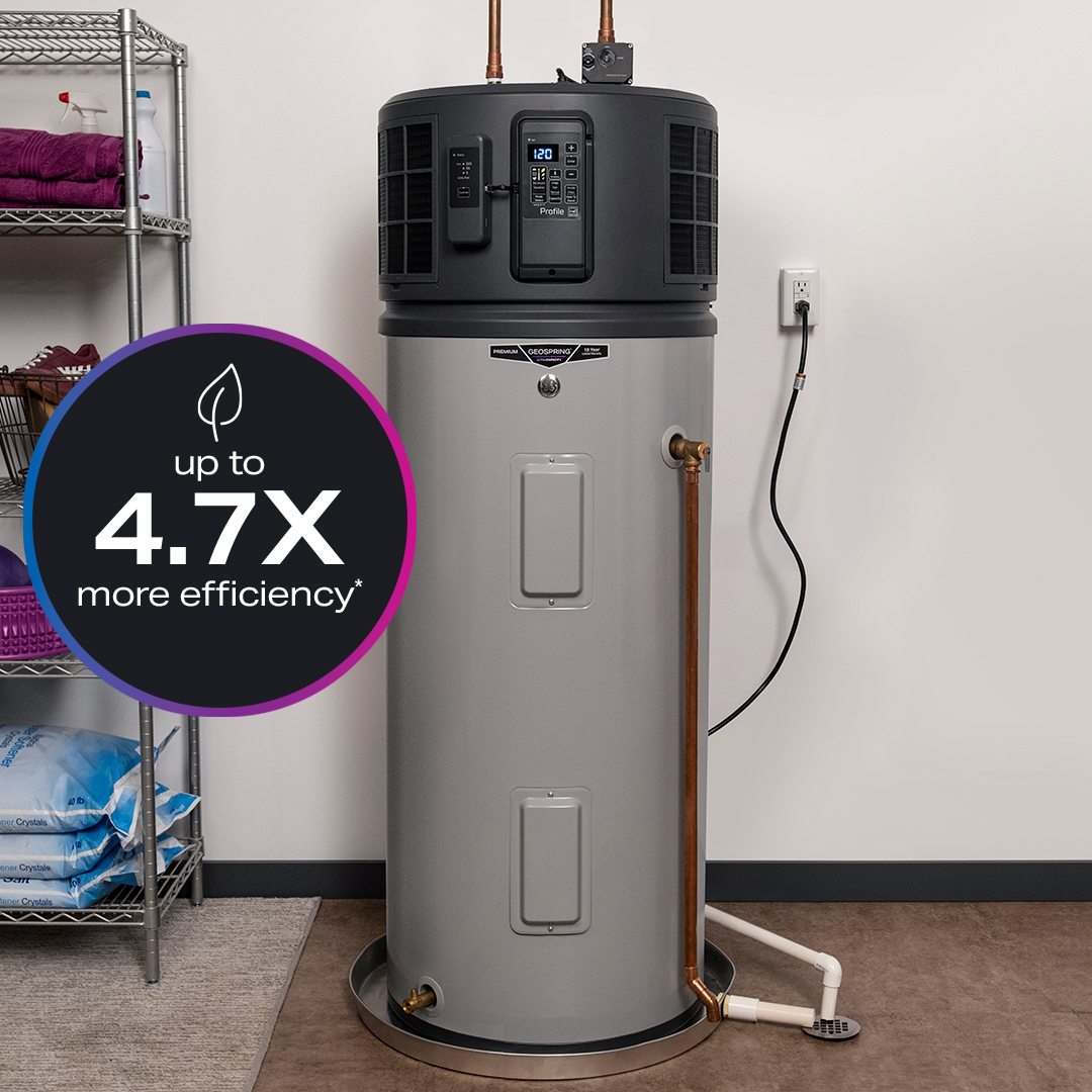 GEOSPRING Smart Hybrid Heat Pump Water Heater 40-gallon - 120V - FlexCapacity PF40S10FPY