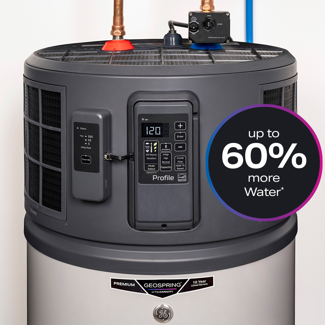 GEOSPRING Smart Hybrid Heat Pump Water Heater 40-gallon - 120V - FlexCapacity PF40S10FPY