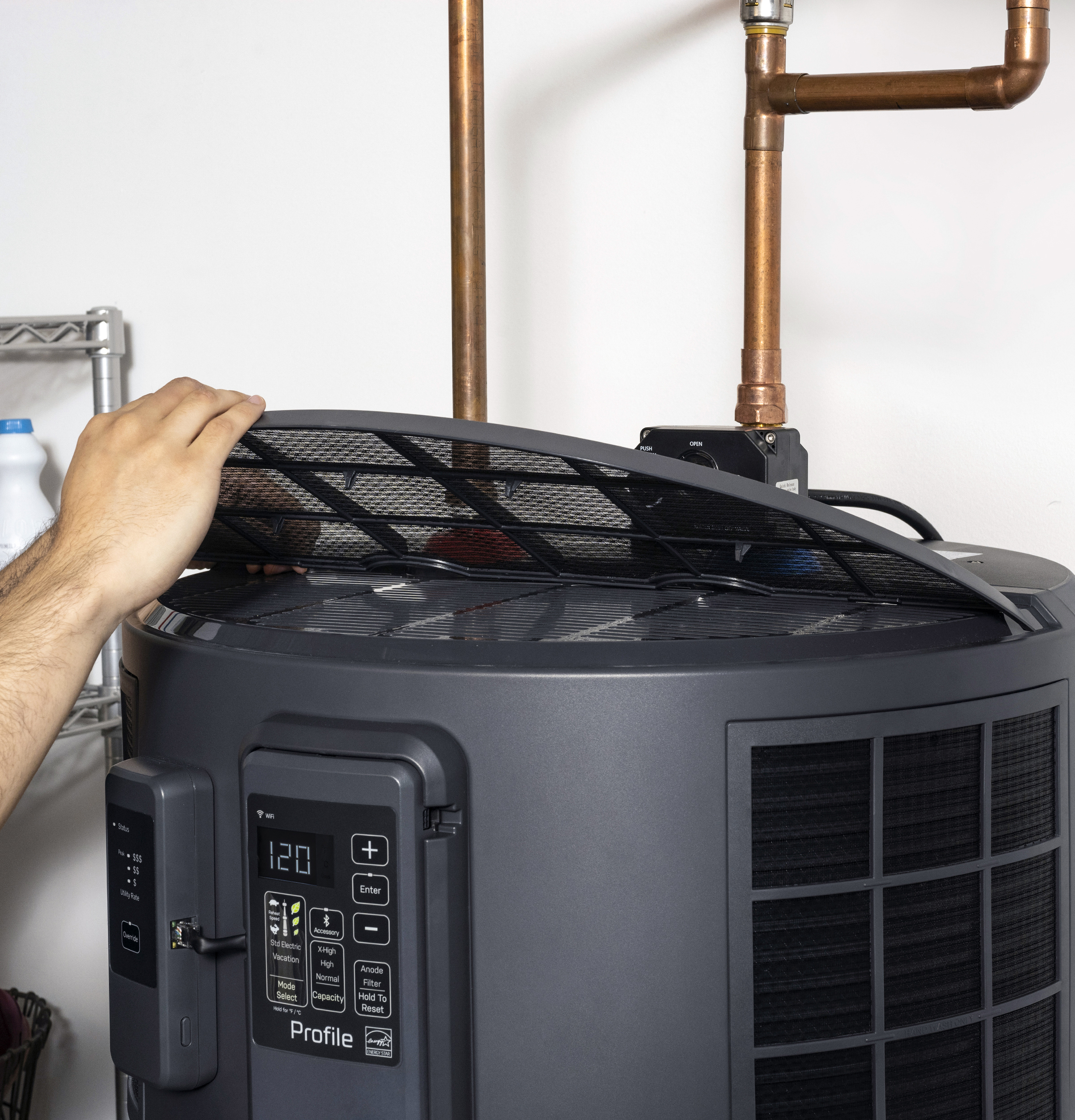 GEOSPRING Smart Hybrid Heat Pump Water Heater 40-gallon - 120V - FlexCapacity PF40S10FPY