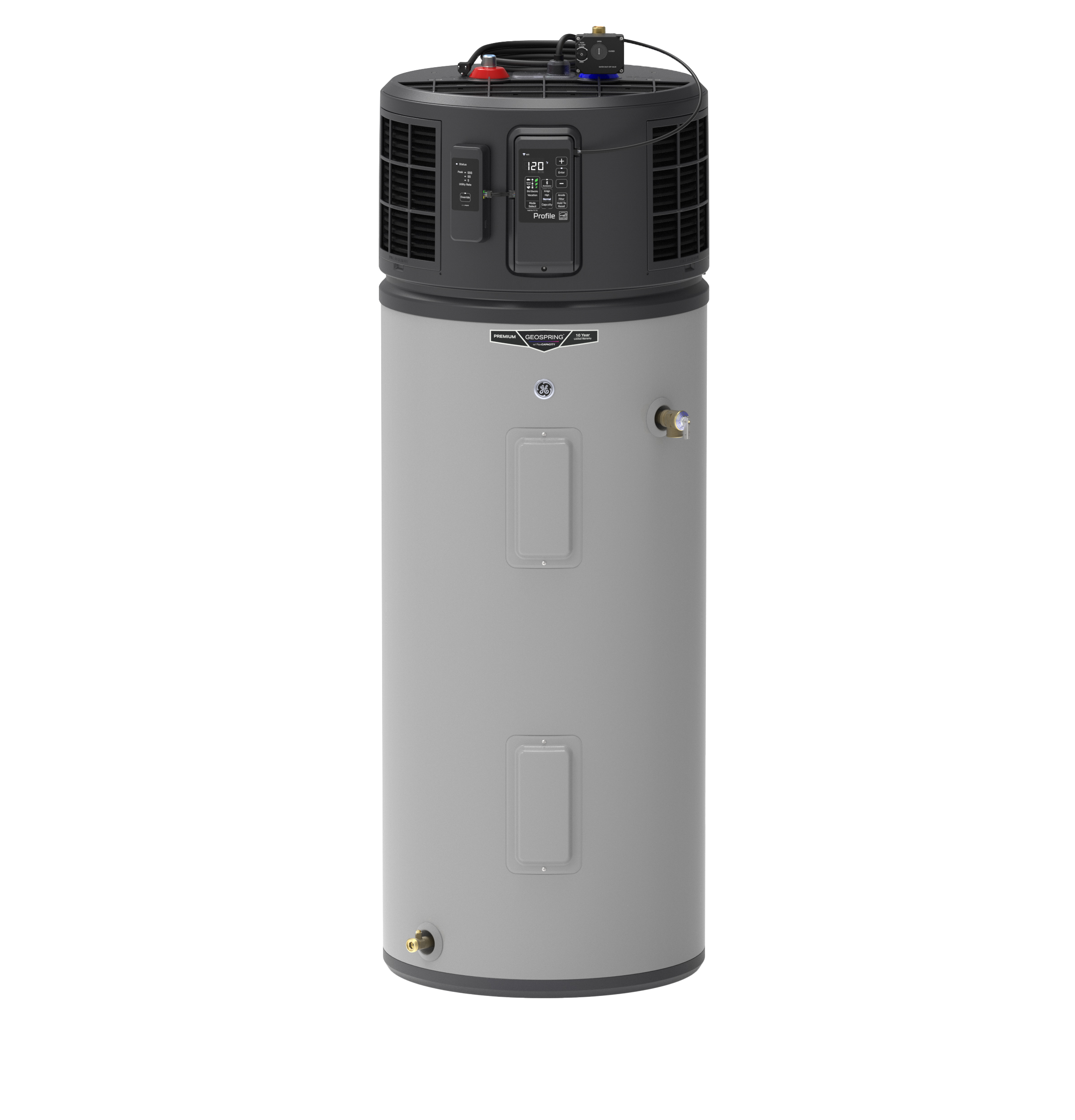 GEOSPRING Smart Hybrid Heat Pump Water Heater 50-gallon - 120V - FlexCapacity PF50S10FPY