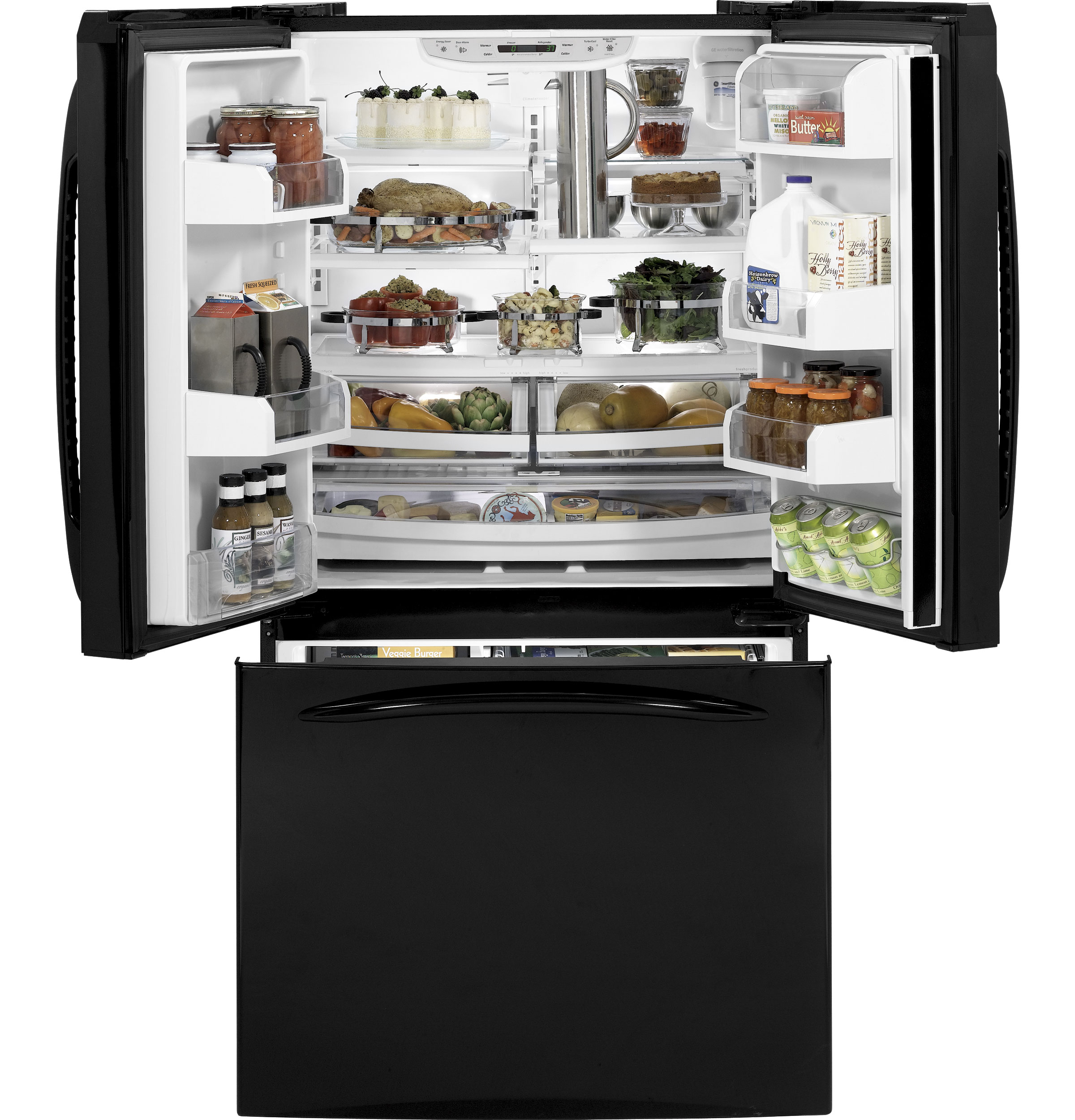 Series 20.7 Cu. Ft. Counter-Depth French-Door Refrigerator with Icemaker PFCF1NFCBB