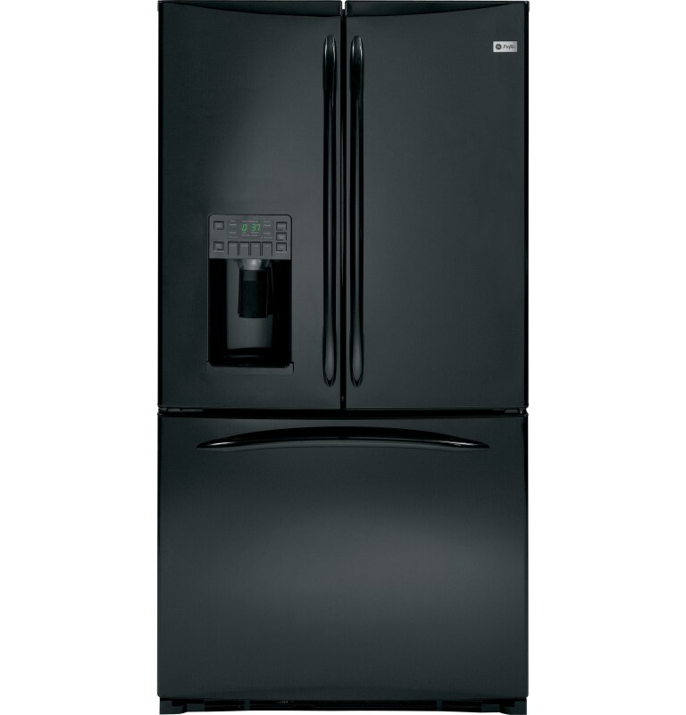 GE Profile 20.9 Cu. Ft. French-Door Refrigerator Black PFCF1RKZBB Picture 1