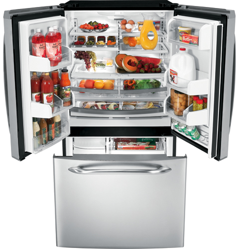 20.9 Cu. Ft. Counter-Depth French-Door Refrigerator PFCS1NJWSS