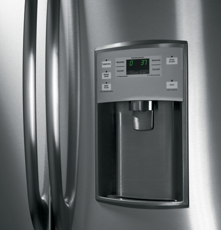 GE Profile 20.7 Cu. Ft. French-Door Refrigerator Stainless Steel PFCS1PJZSS Picture 1