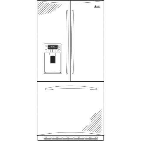 20.9 Cu. Ft. French-Door Refrigerator PFCS1RKZSS