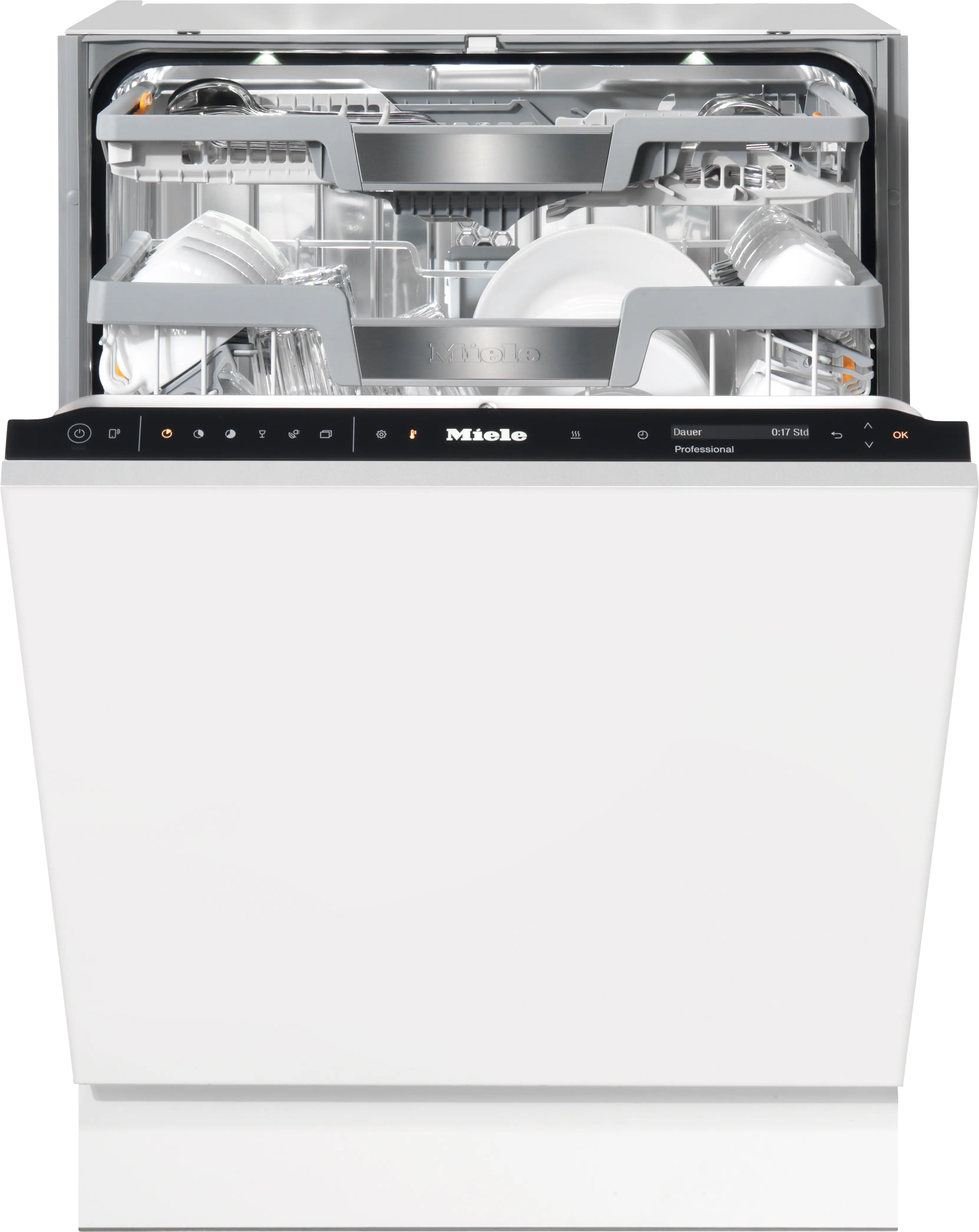 Fully integrated Full-sized dishwasher with 3D MultiFlex Tray PFD104SCVIXXL120V