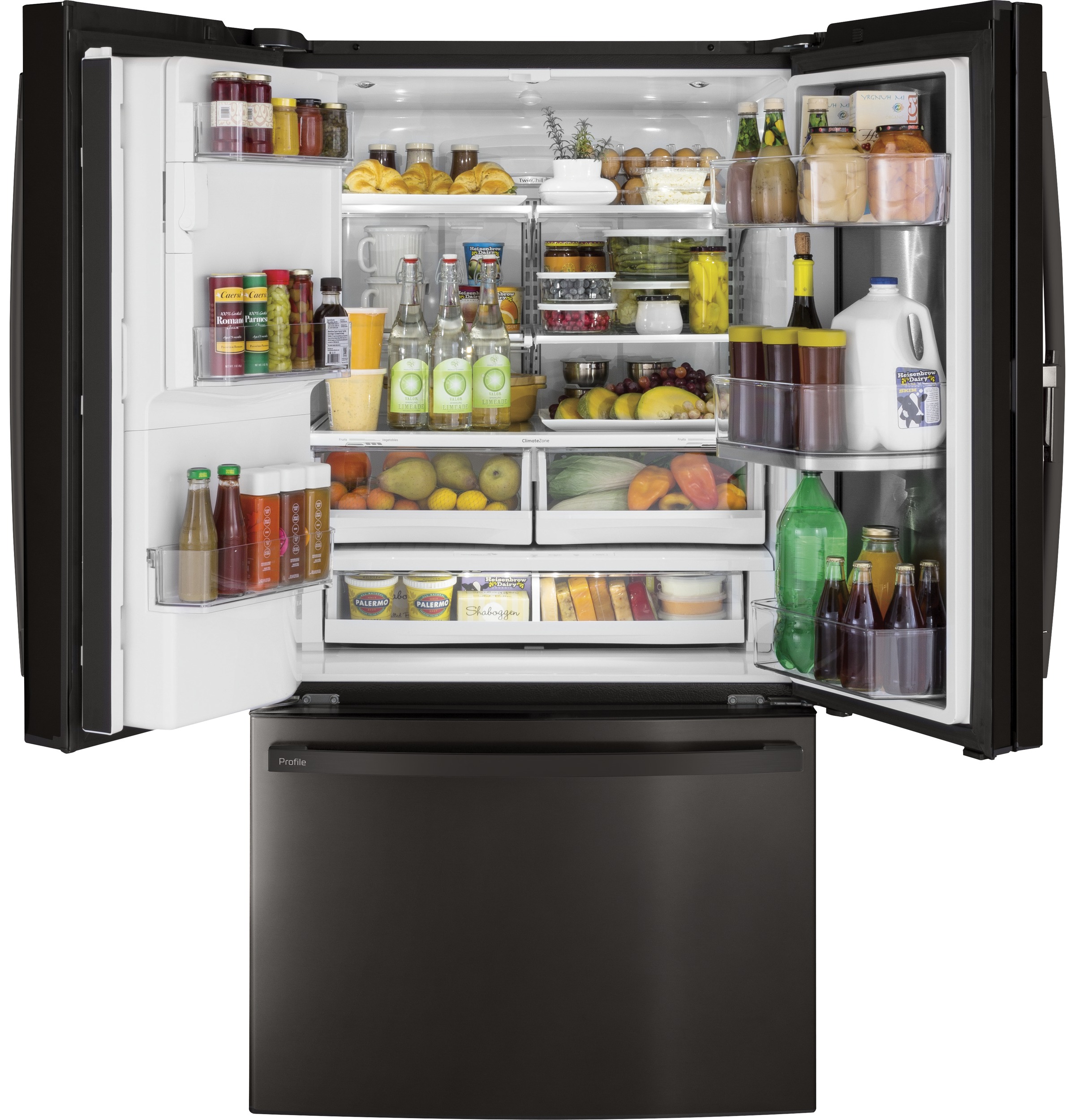 Series 27.7 Cu. Ft. French-Door Refrigerator with Door In Door and Hands-Free AutoFill PFD28KBLTS