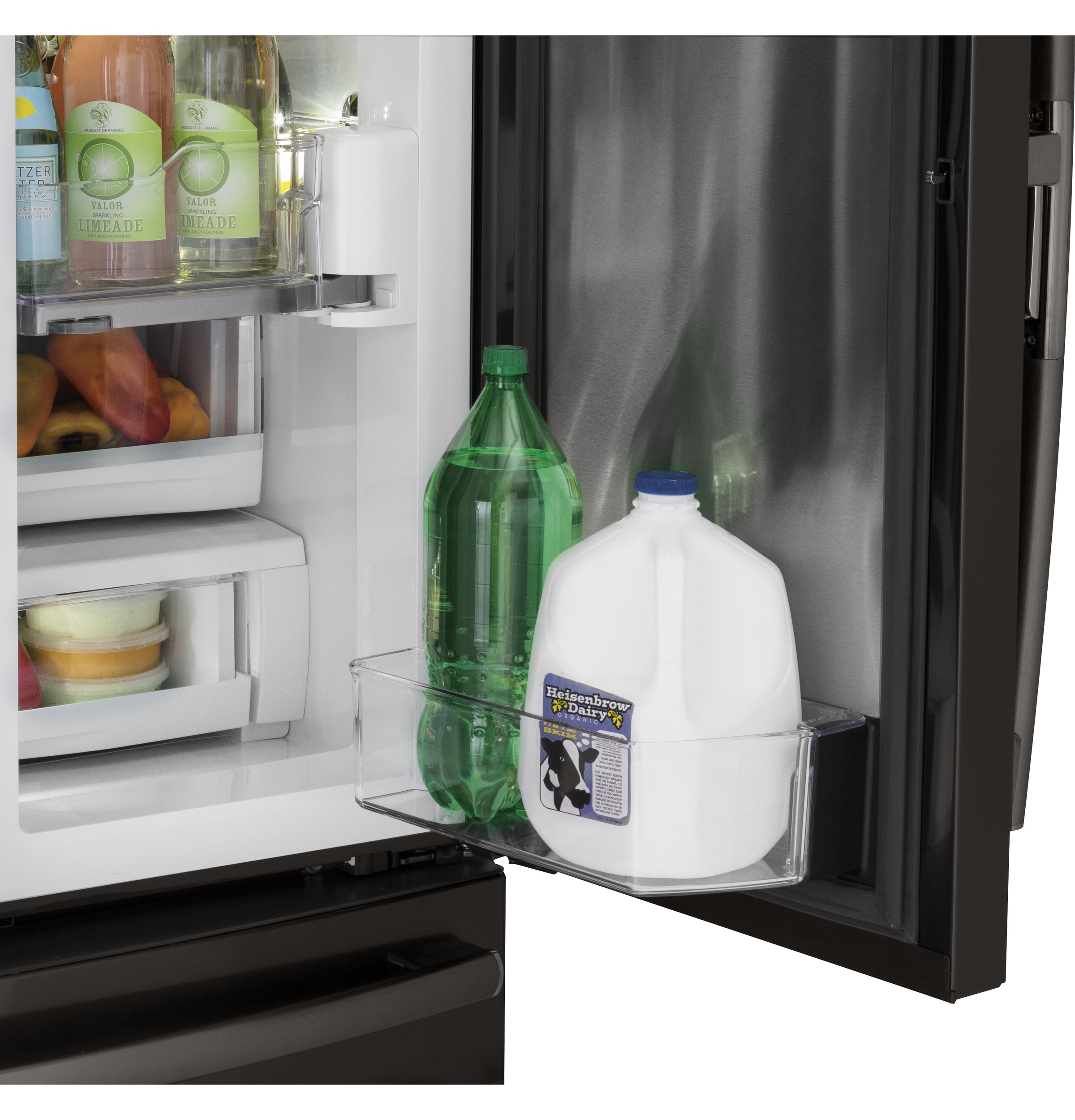 Series 27.7 Cu. Ft. French-Door Refrigerator with Door In Door and Hands-Free AutoFill PFD28KBLTS