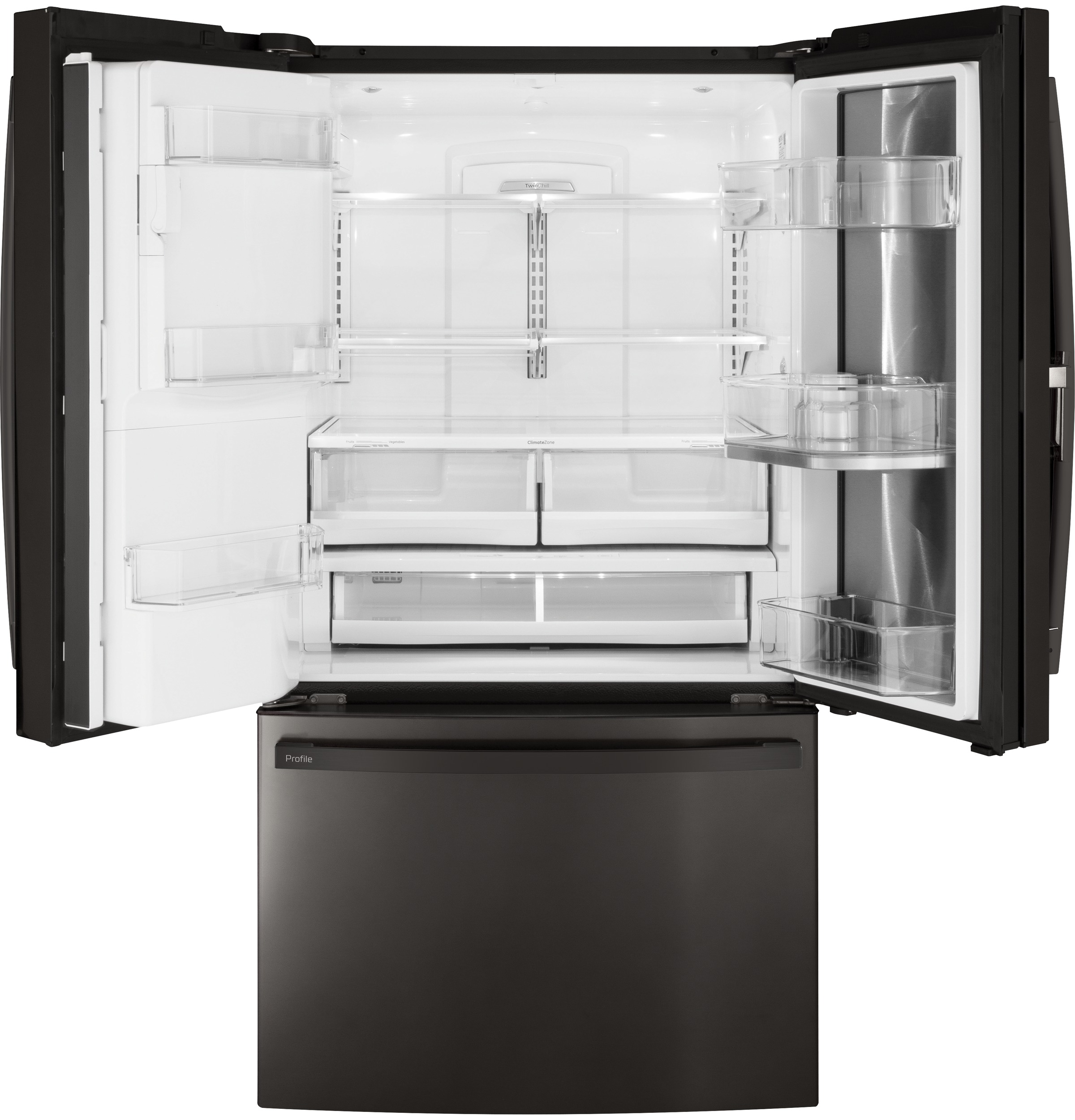 Series 27.7 Cu. Ft. French-Door Refrigerator with Door In Door and Hands-Free AutoFill PFD28KBLTS
