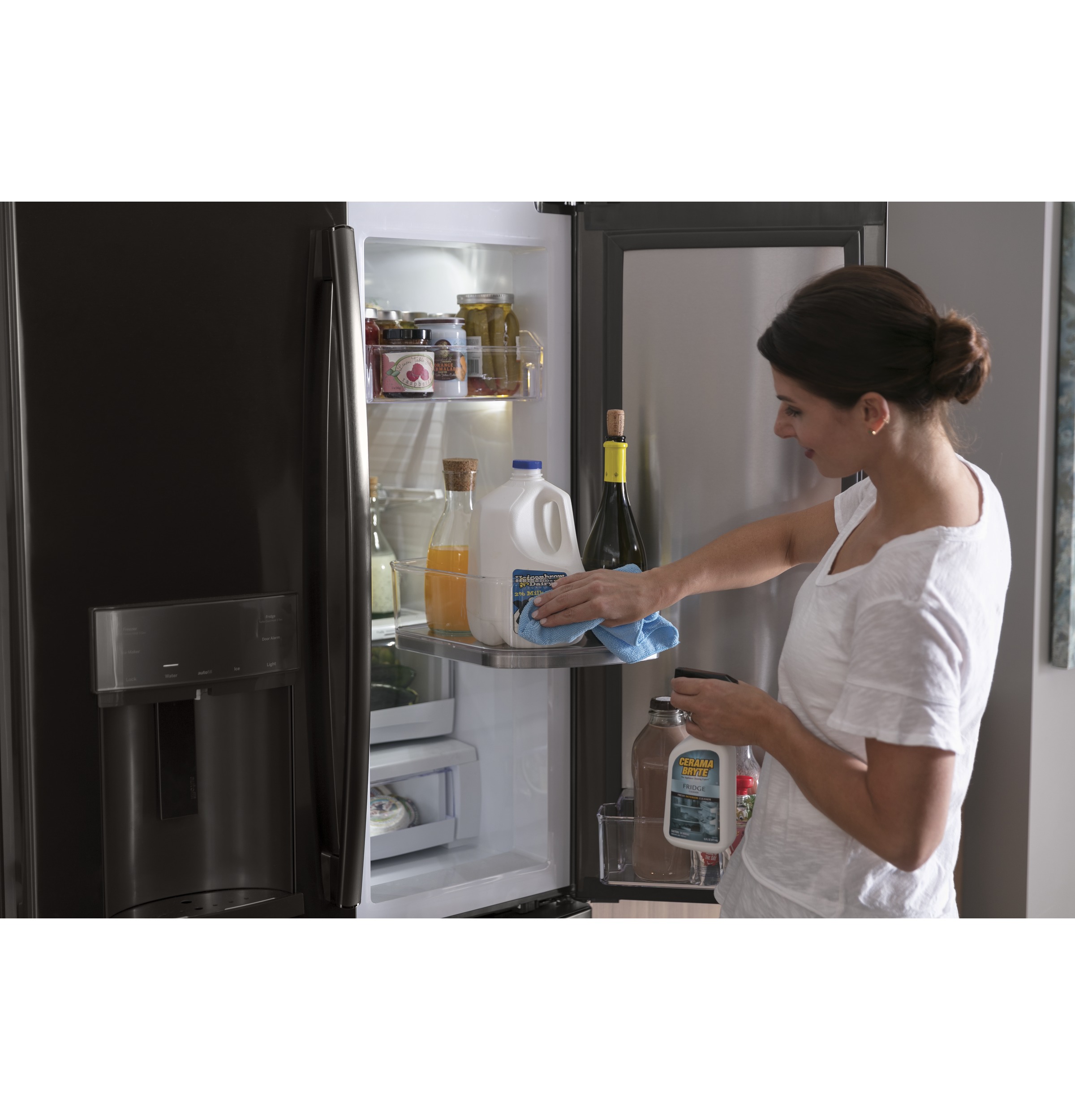 Series 27.7 Cu. Ft. French-Door Refrigerator with Door In Door and Hands-Free AutoFill PFD28KBLTS