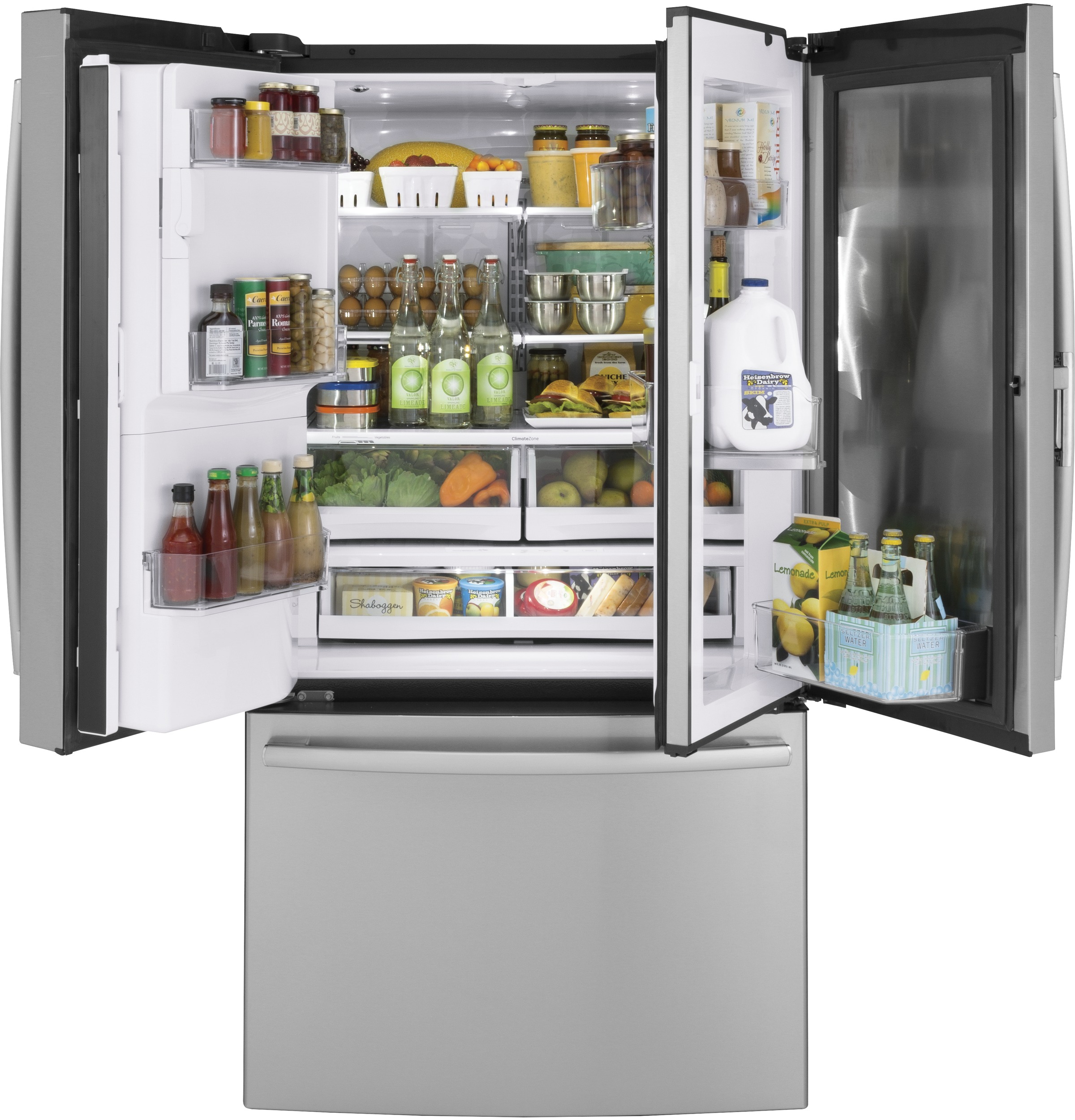 Series 27.7 Cu. Ft. French-Door Refrigerator with Door In Door and Hands-Free AutoFill PFD28KSLSS