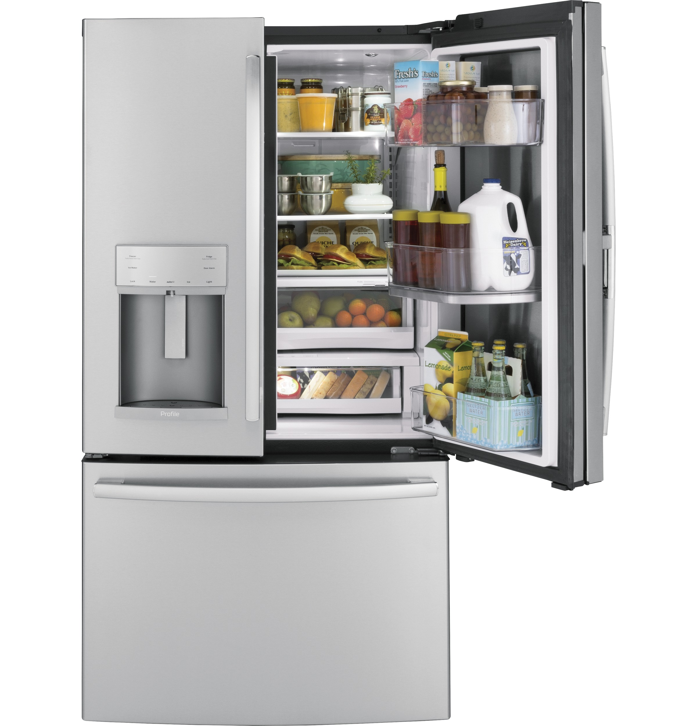 Series 27.7 Cu. Ft. French-Door Refrigerator with Door In Door and Hands-Free AutoFill PFD28KSLSS