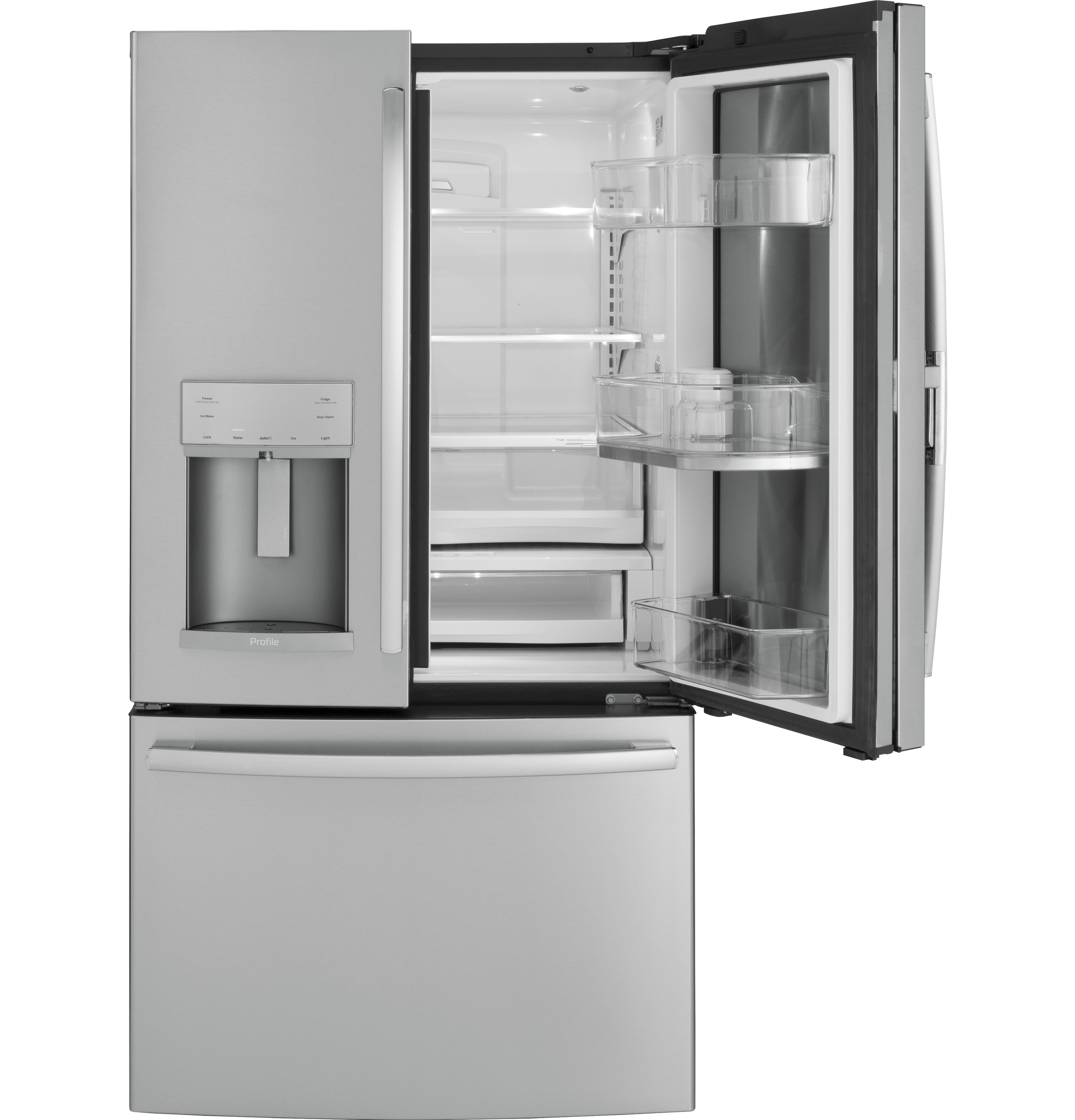 Series 27.7 Cu. Ft. French-Door Refrigerator with Door In Door and Hands-Free AutoFill PFD28KSLSS
