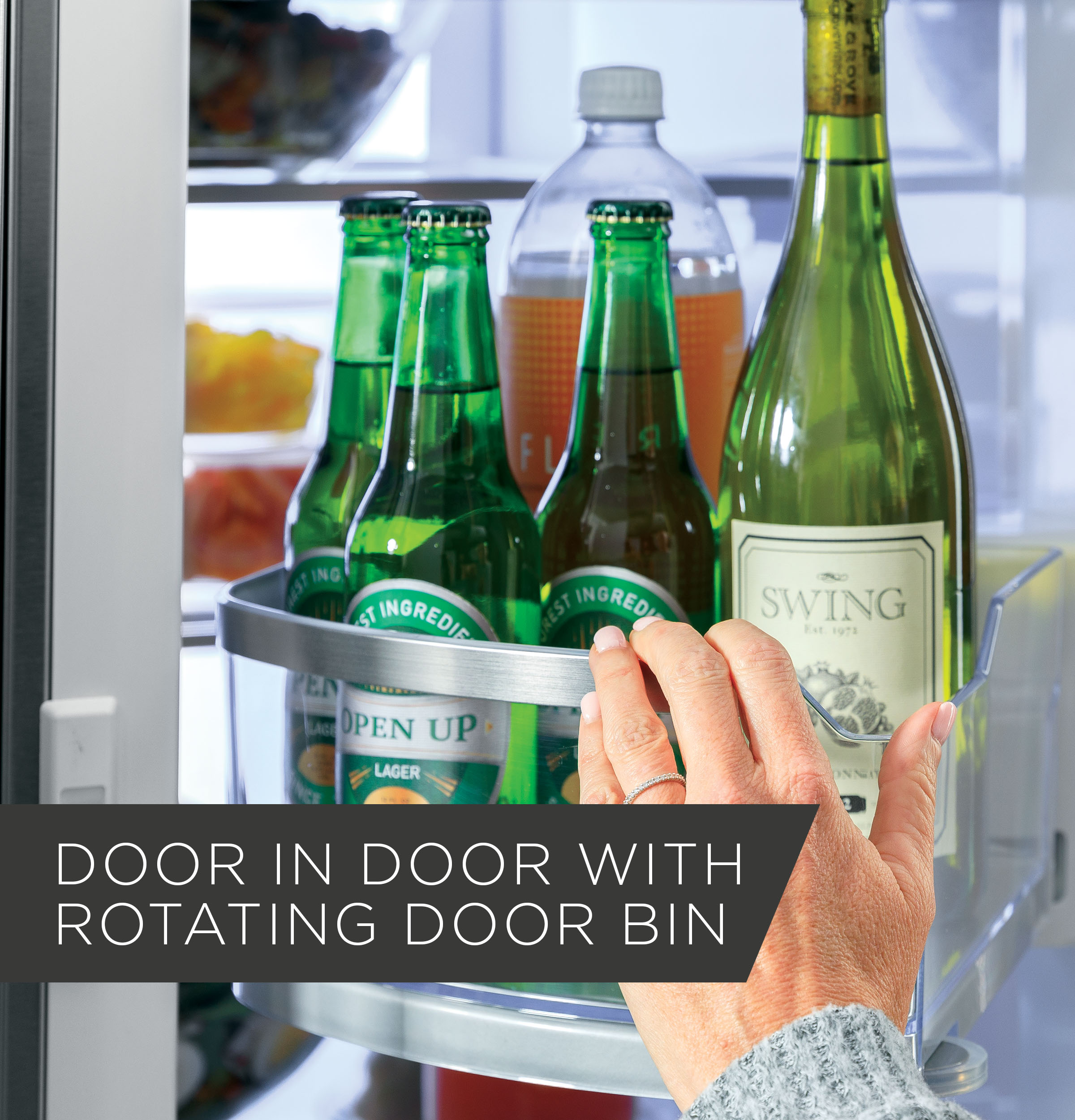 Series 27.7 Cu. Ft. French-Door Refrigerator with Door In Door and Hands-Free AutoFill PFD28KSLSS