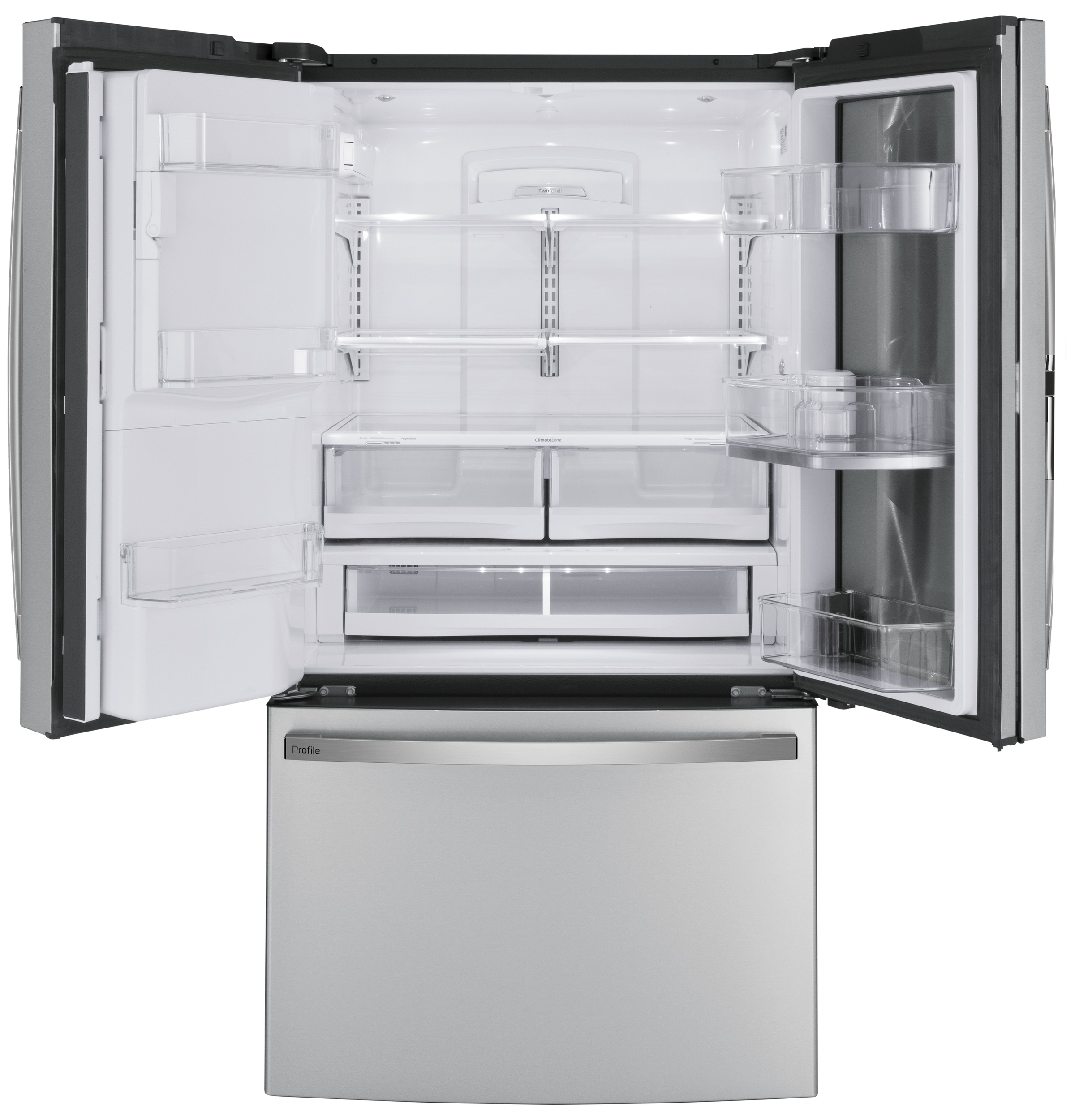 27.7 Cu. Ft. Fingerprint Resistant French-Door Refrigerator with Door In Door and Hands-Free AutoFill PFD28KYNFS