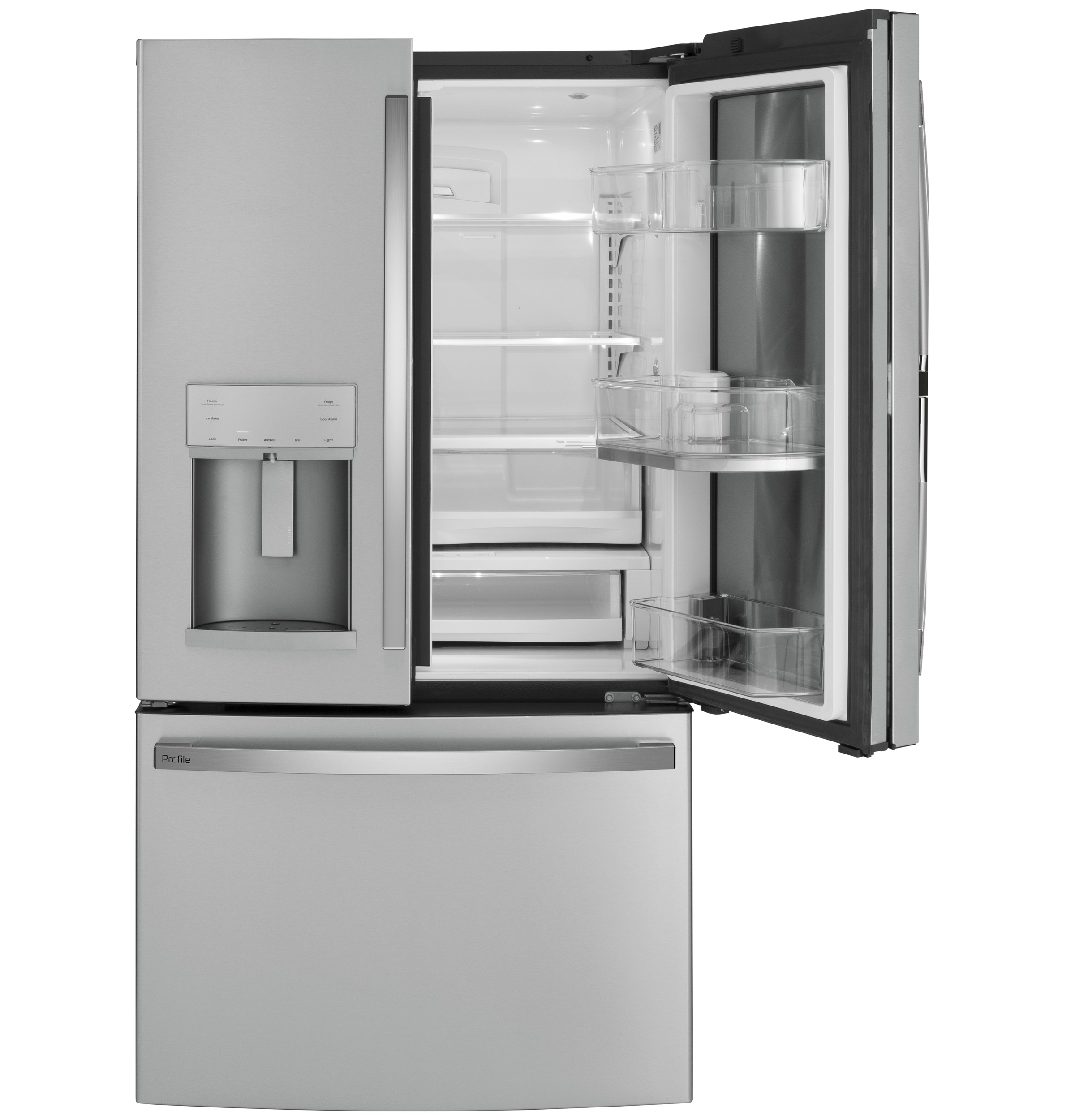 27.7 Cu. Ft. Fingerprint Resistant French-Door Refrigerator with Door In Door and Hands-Free AutoFill PFD28KYNFS