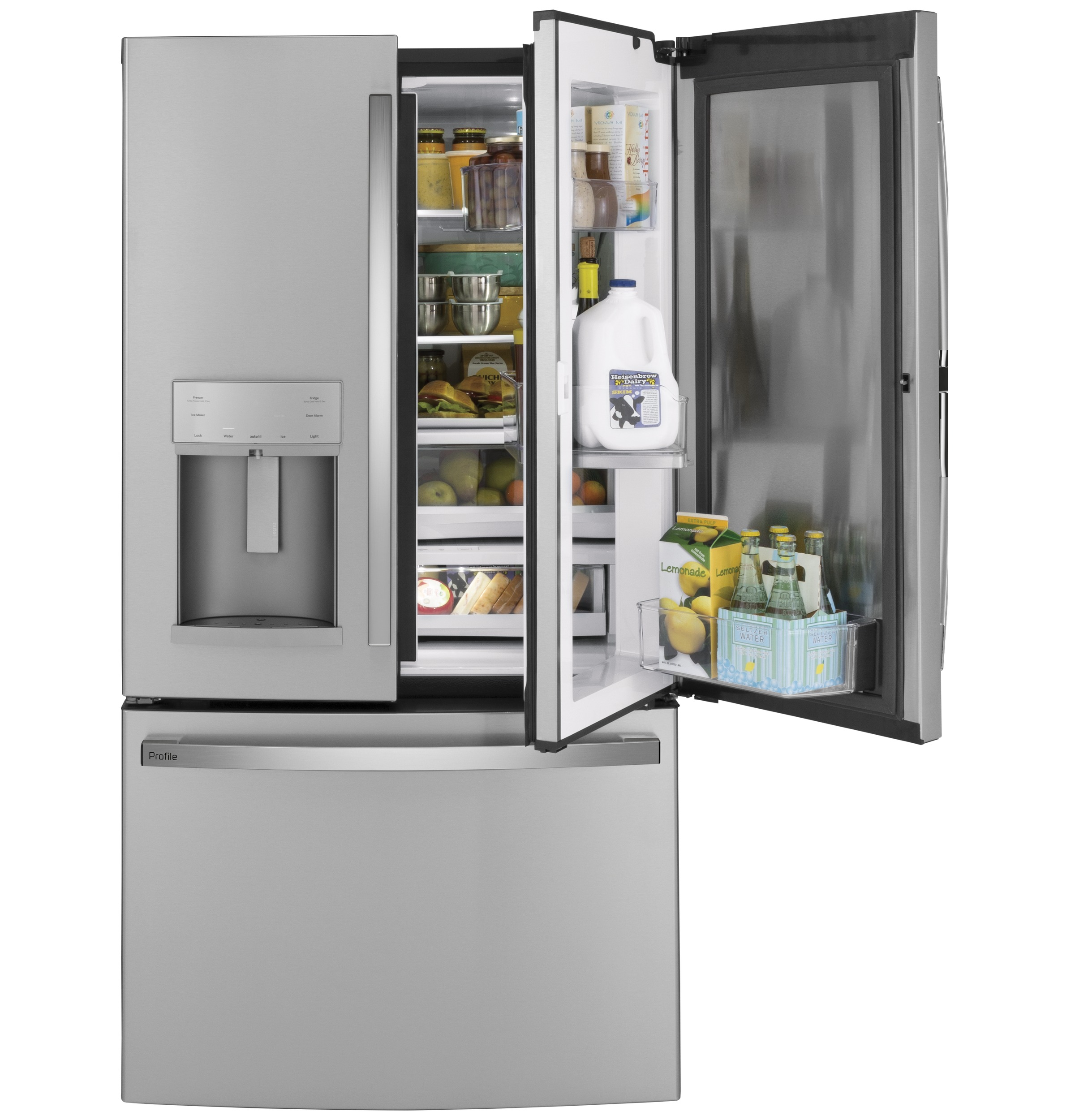 27.7 Cu. Ft. Fingerprint Resistant French-Door Refrigerator with Door In Door and Hands-Free AutoFill PFD28KYNFS