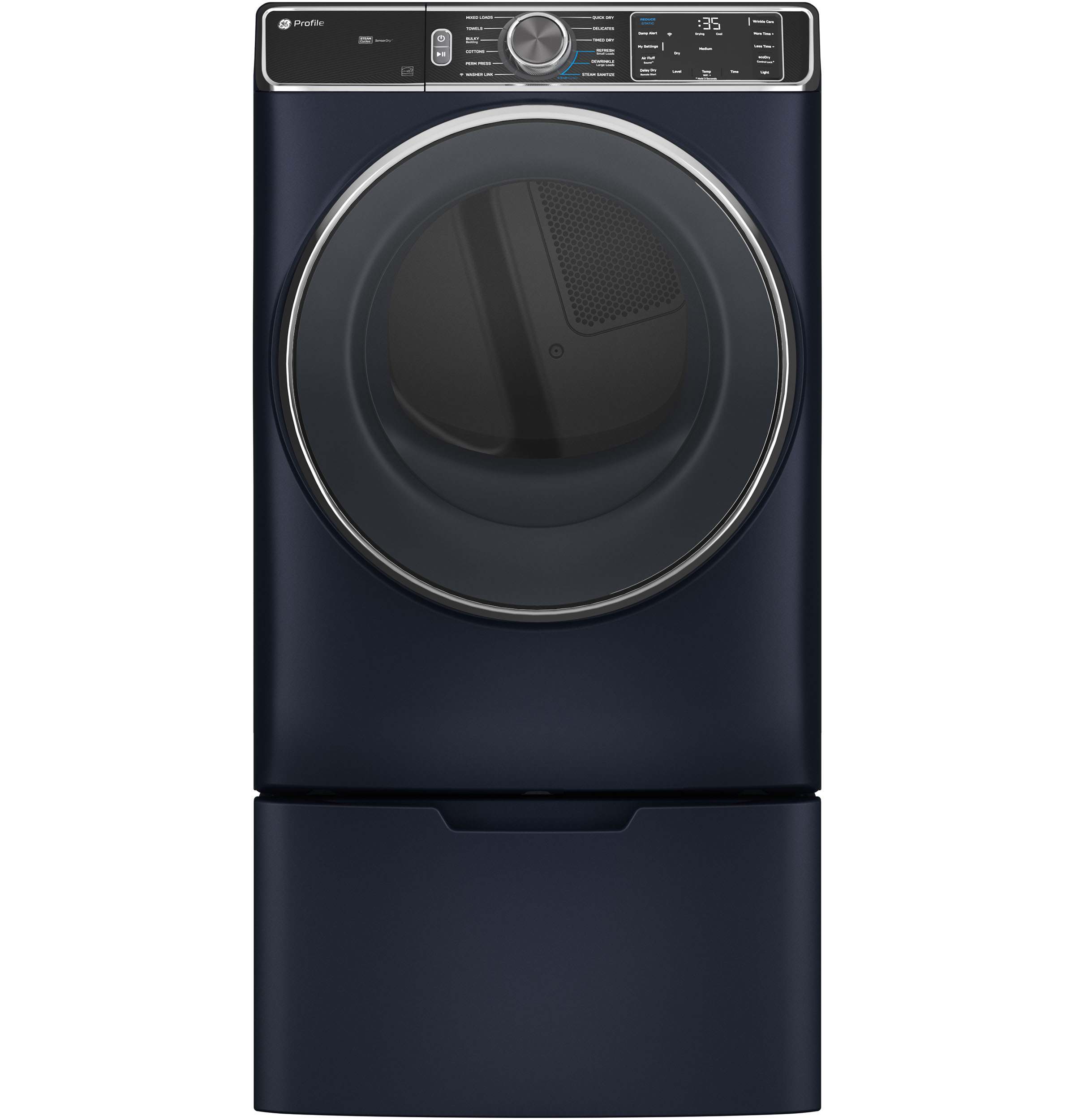 7.8 cu. ft. Capacity Smart Front Load Electric Dryer with Steam and Sanitize Cycle view 11
