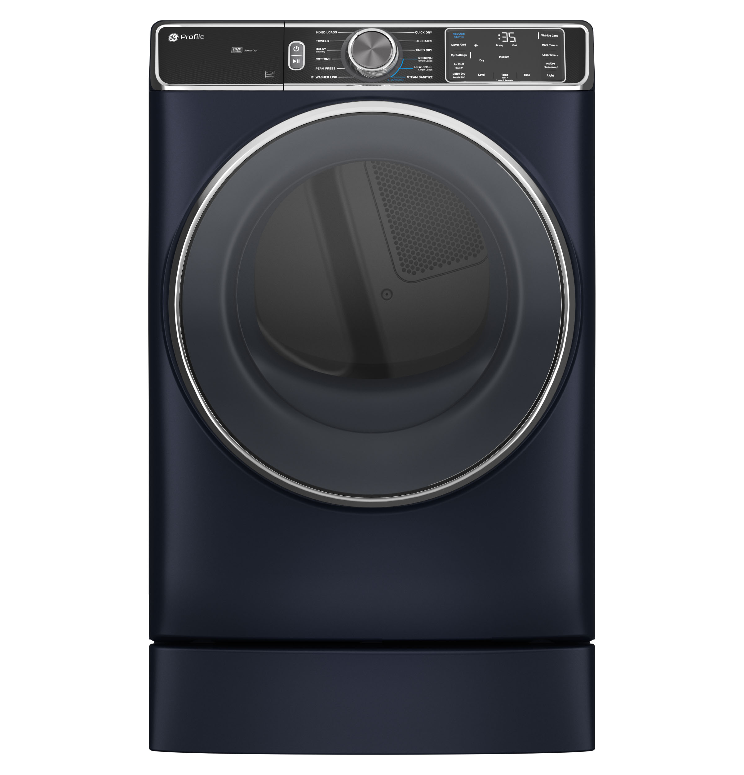 7.8 cu. ft. Capacity Smart Front Load Electric Dryer with Steam and Sanitize Cycle view 10