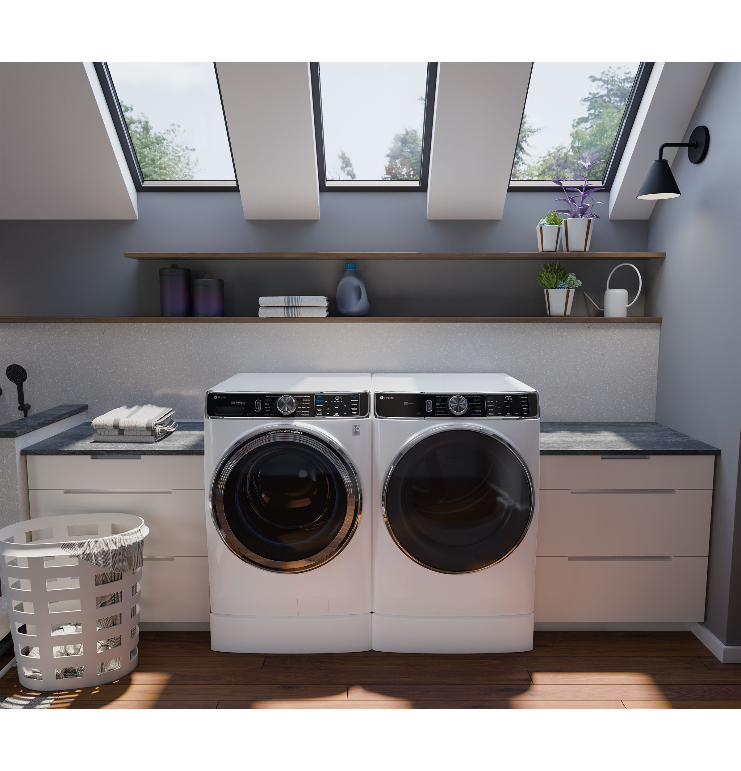 7.8 cu. ft. Capacity Smart Front Load Electric Dryer with Steam and Sanitize Cycle view 11