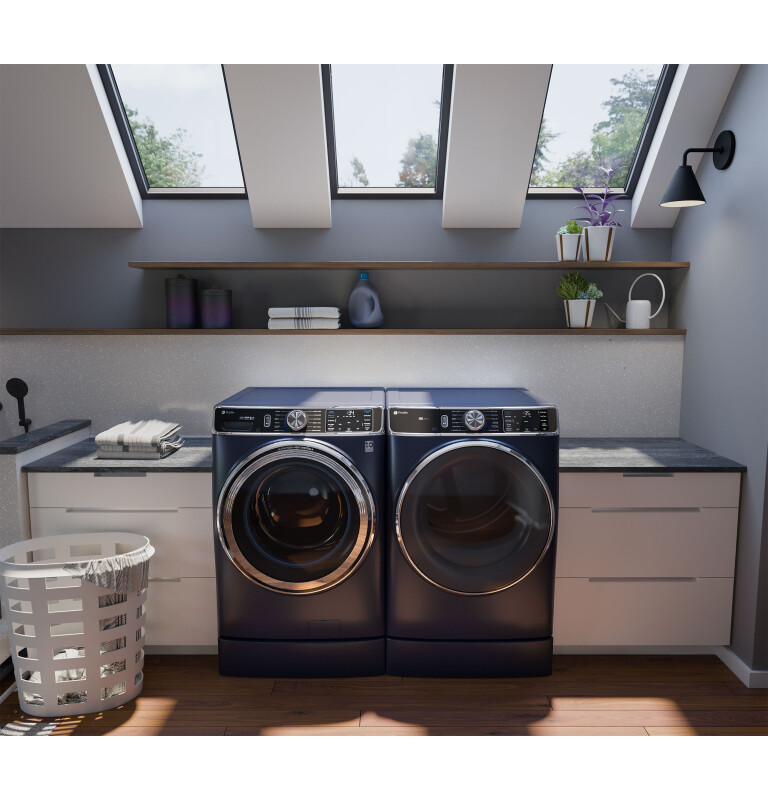7.8 cu. ft. Capacity Smart Front Load Gas Dryer with Steam and Sanitize Cycle view 12
