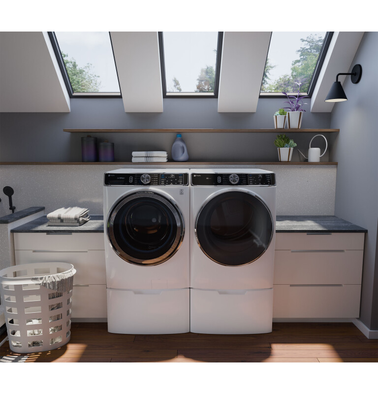 7.8 cu. ft. Capacity Smart Front Load Gas Dryer with Steam and Sanitize Cycle view 22