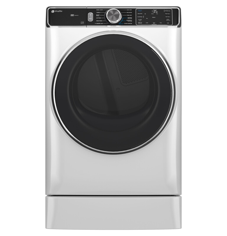 7.8 cu. ft. Capacity Smart Front Load Gas Dryer with Steam and Sanitize Cycle view 3