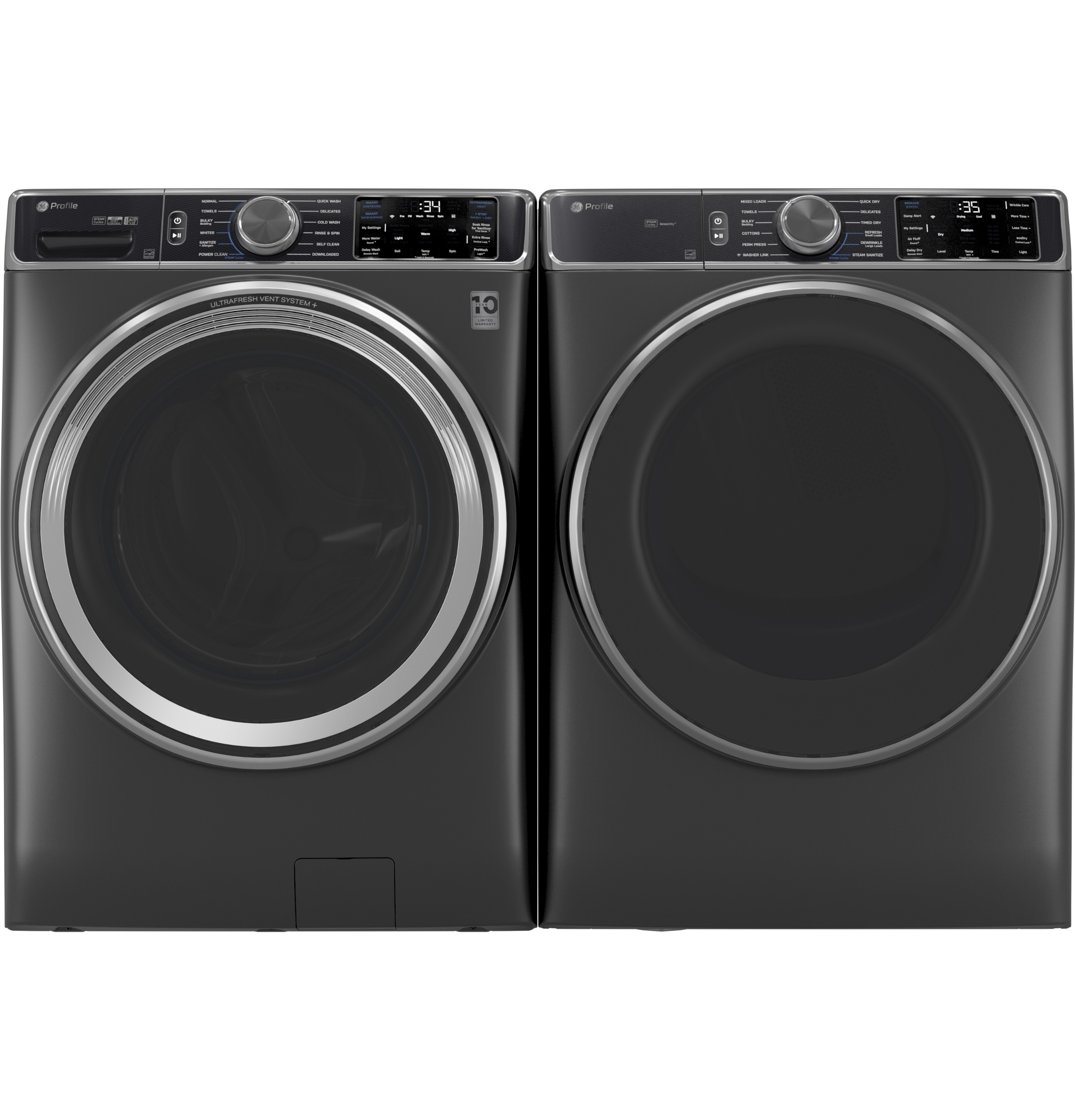 7.8 cu. ft. Capacity Smart Front Load Electric Dryer with Steam and Sanitize Cycle view 21