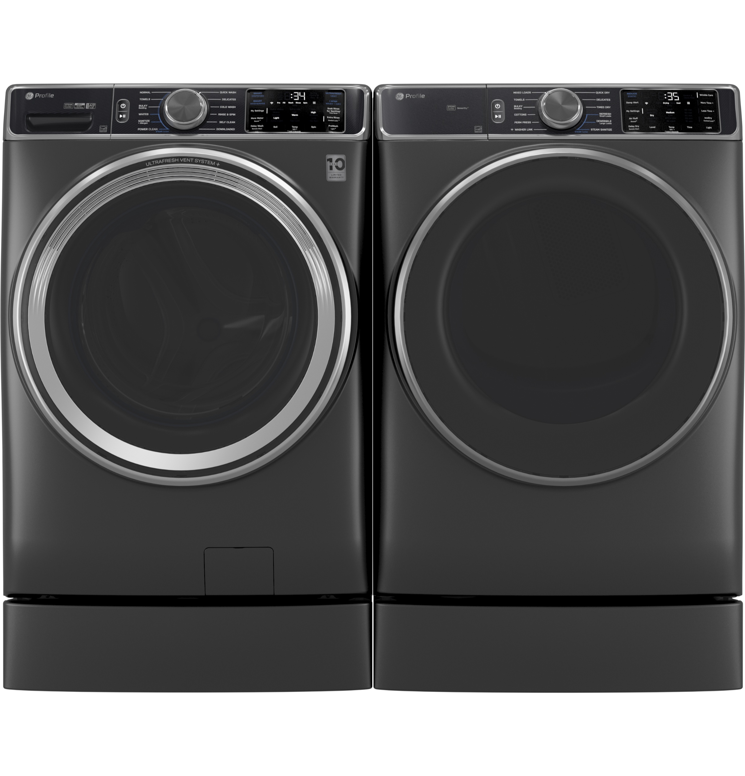 7.8 cu. ft. Capacity Smart Front Load Electric Dryer with Steam and Sanitize Cycle view 20