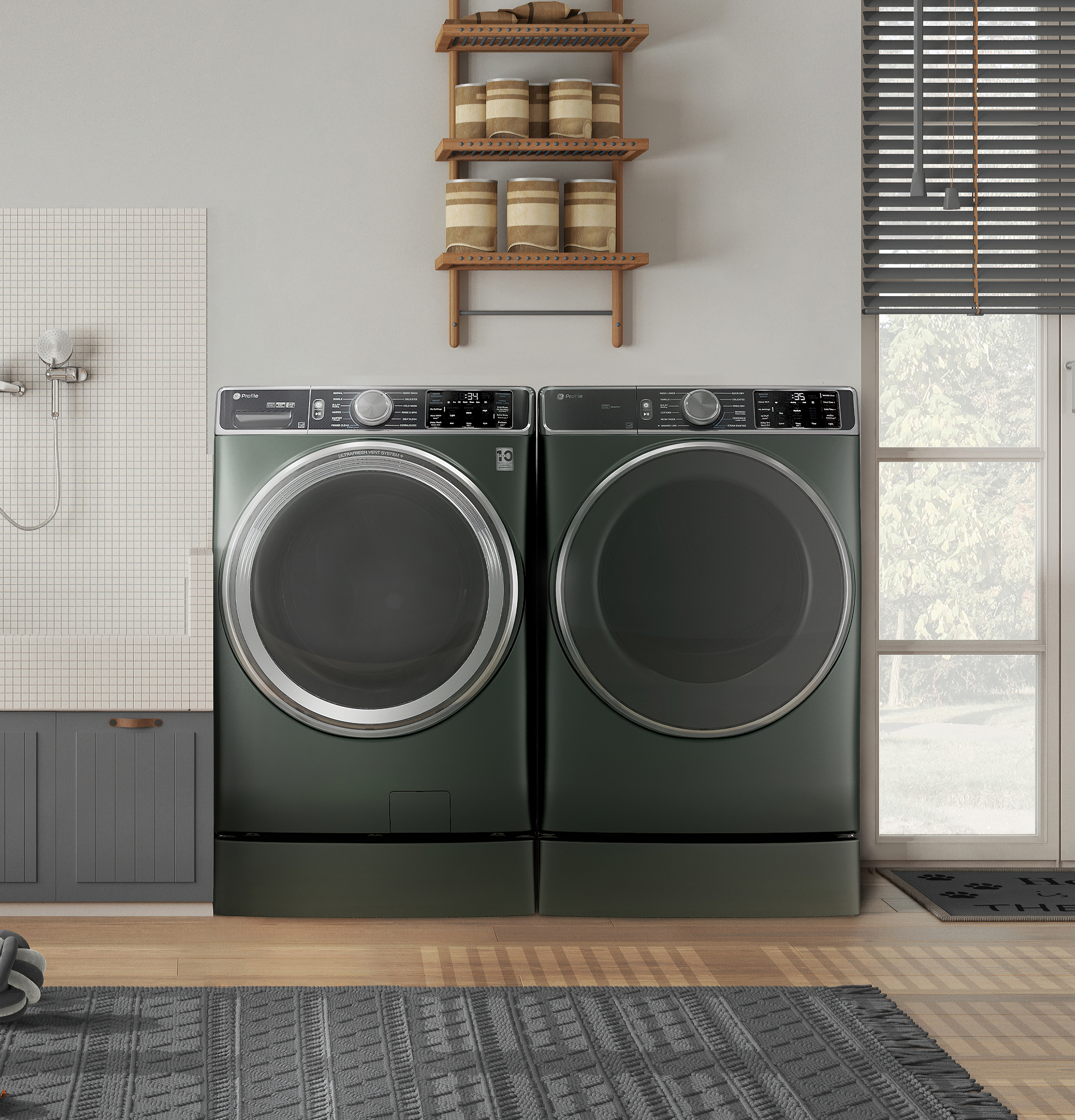 7.8 cu. ft. Capacity Smart Front Load Electric Dryer with Steam and Sanitize Cycle view 4