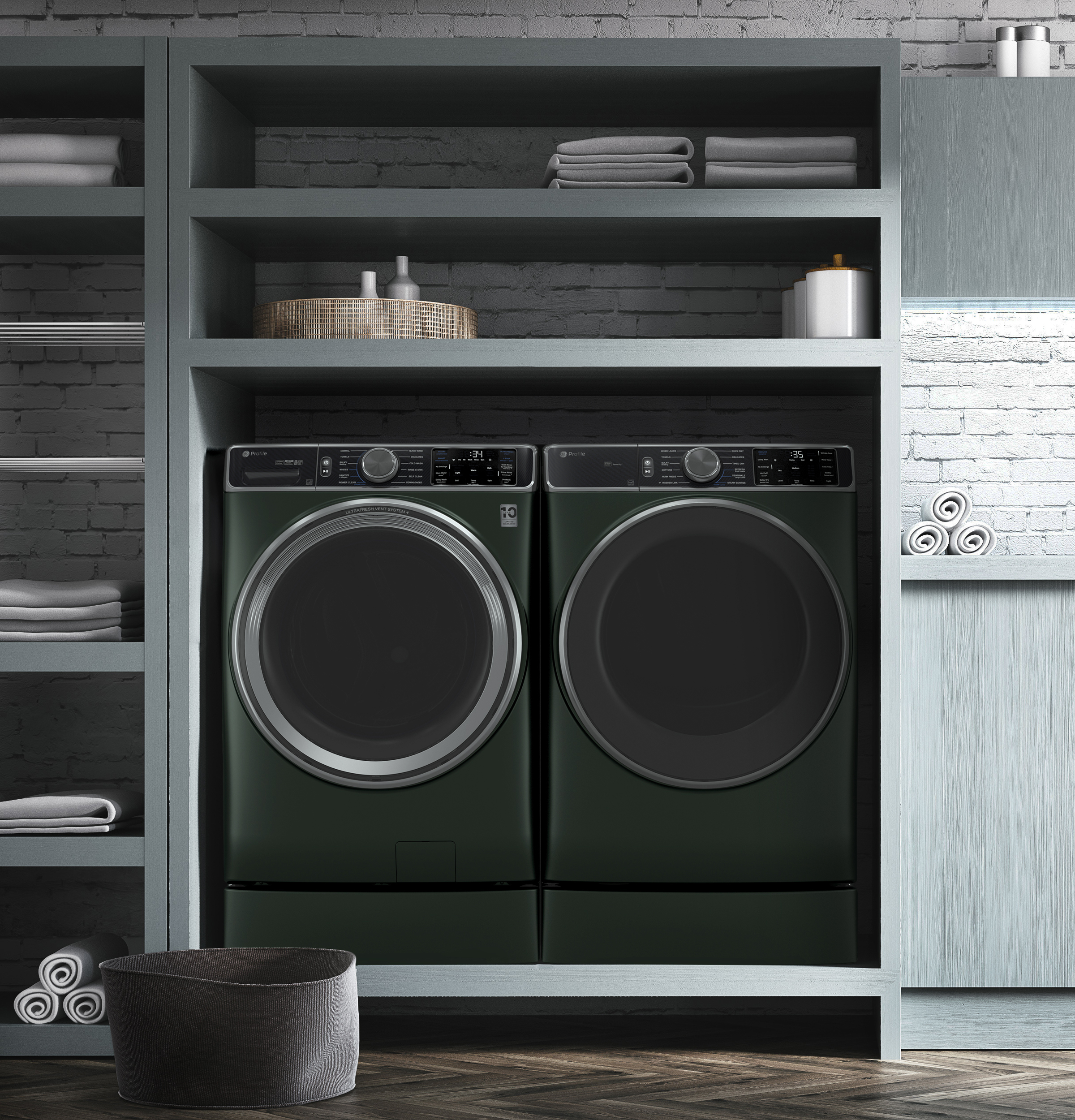 7.8 cu. ft. Capacity Smart Front Load Electric Dryer with Steam and Sanitize Cycle view 3